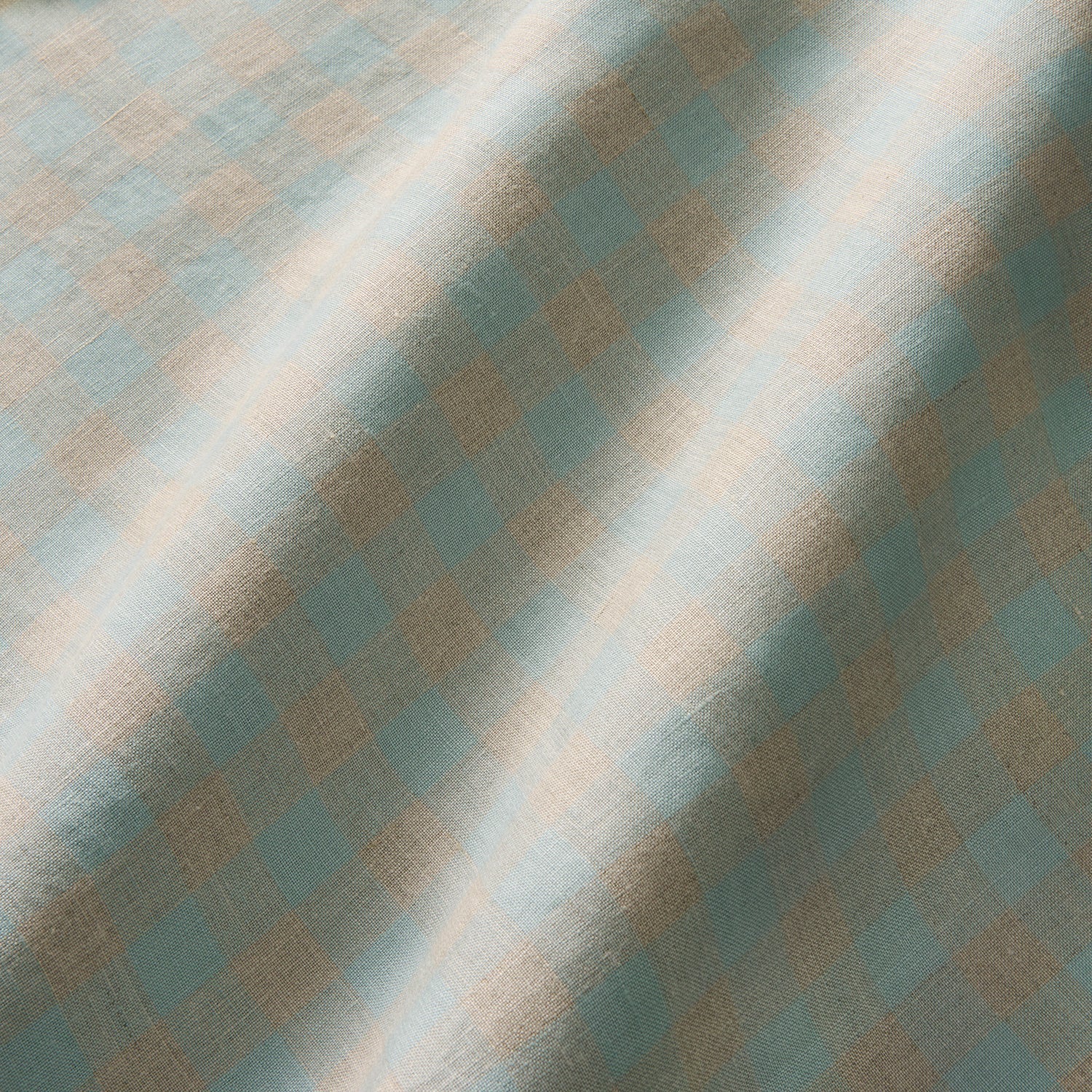 Linwood Danube Check Sky Made to Measure Curtains