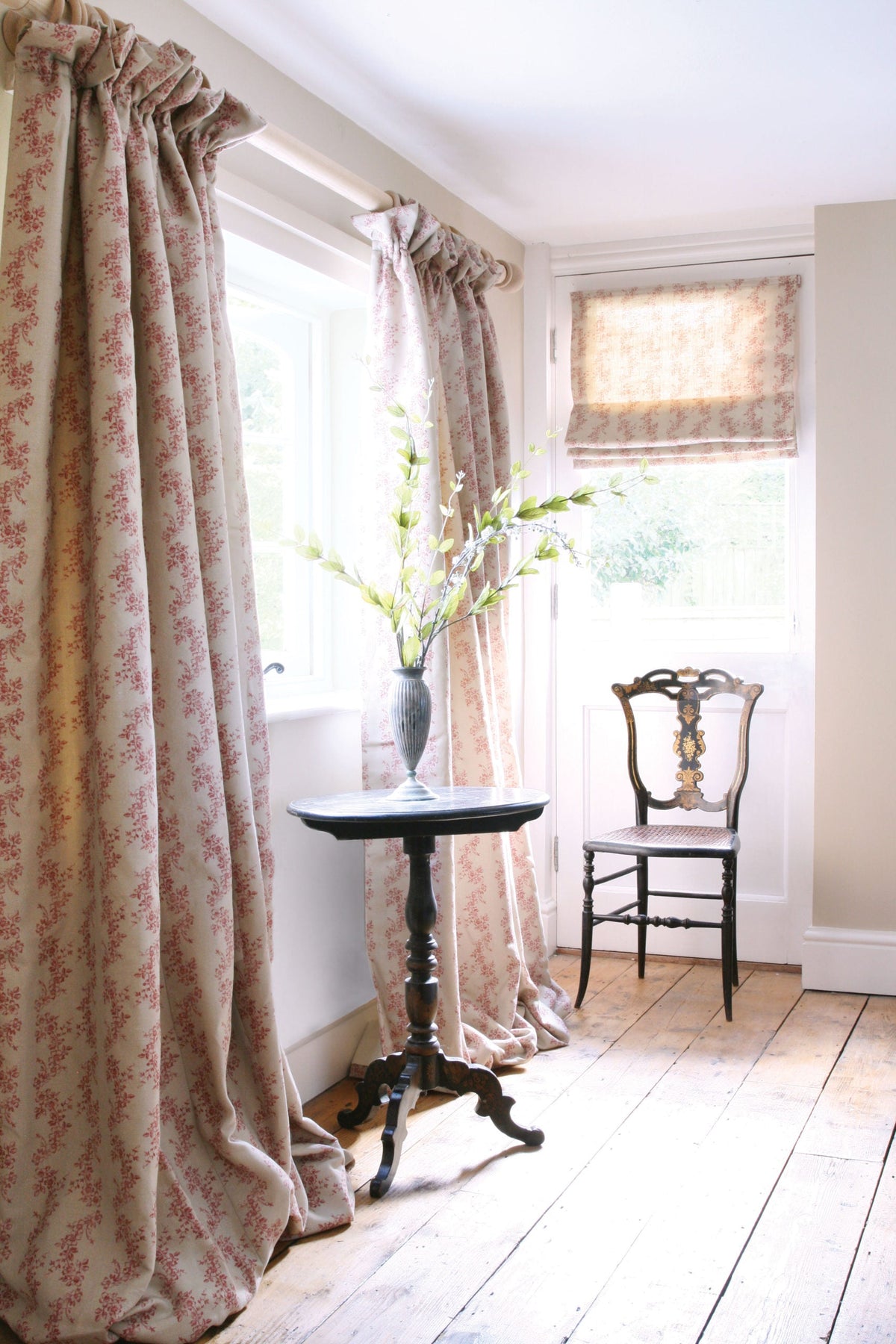 Kate Forman Daphne Red Made to Measure Curtains – image 2