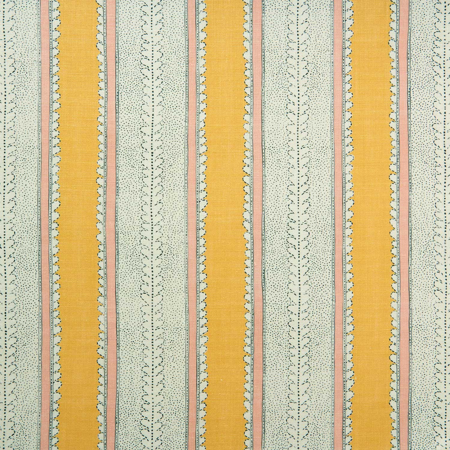 Linwood Dimity Mango Made to Measure Curtains