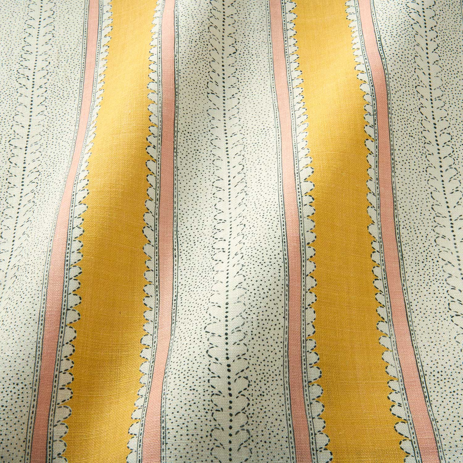 Linwood Dimity Mango FR Made to Measure Curtains