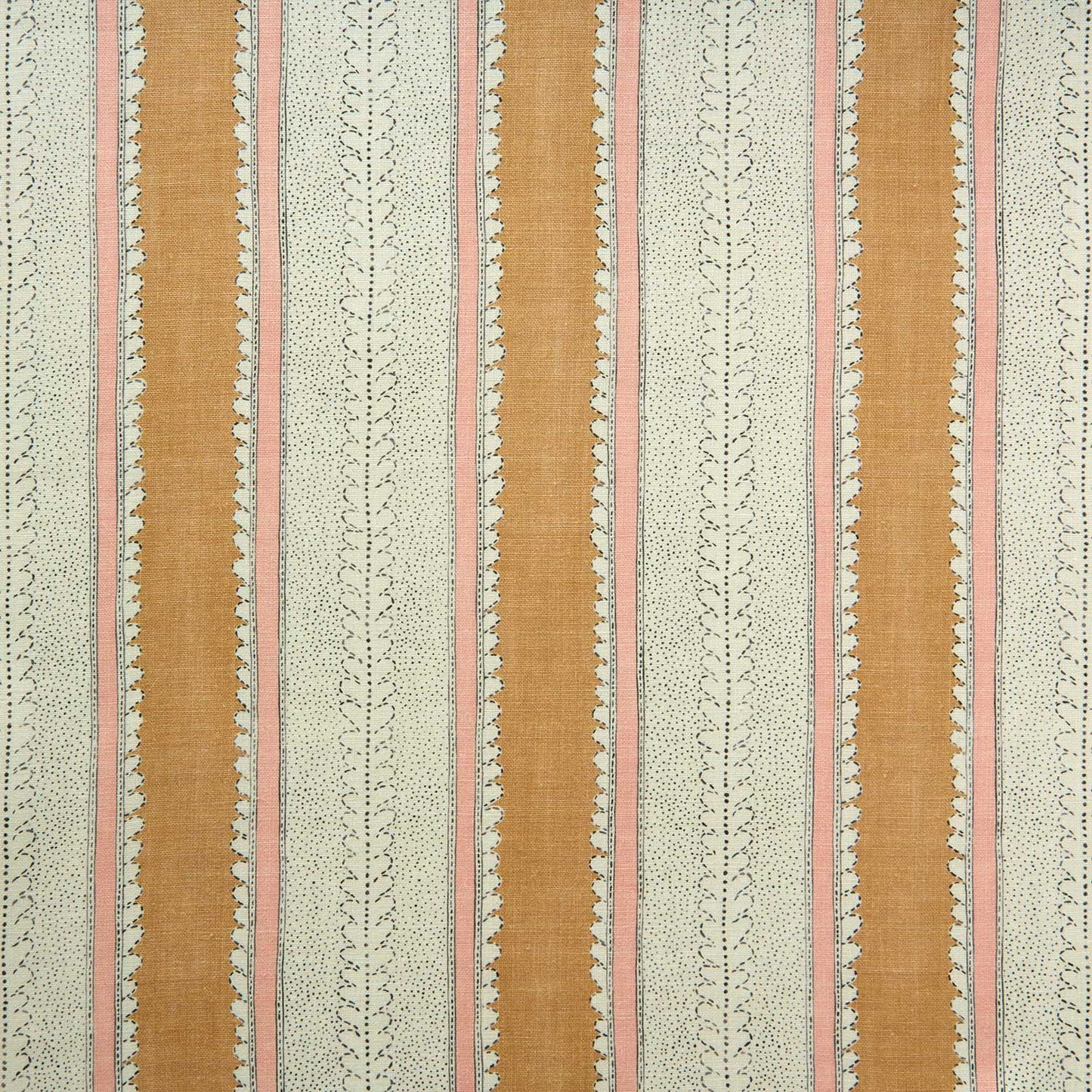 Linwood Dimity Fudge FR Made to Measure Curtains
