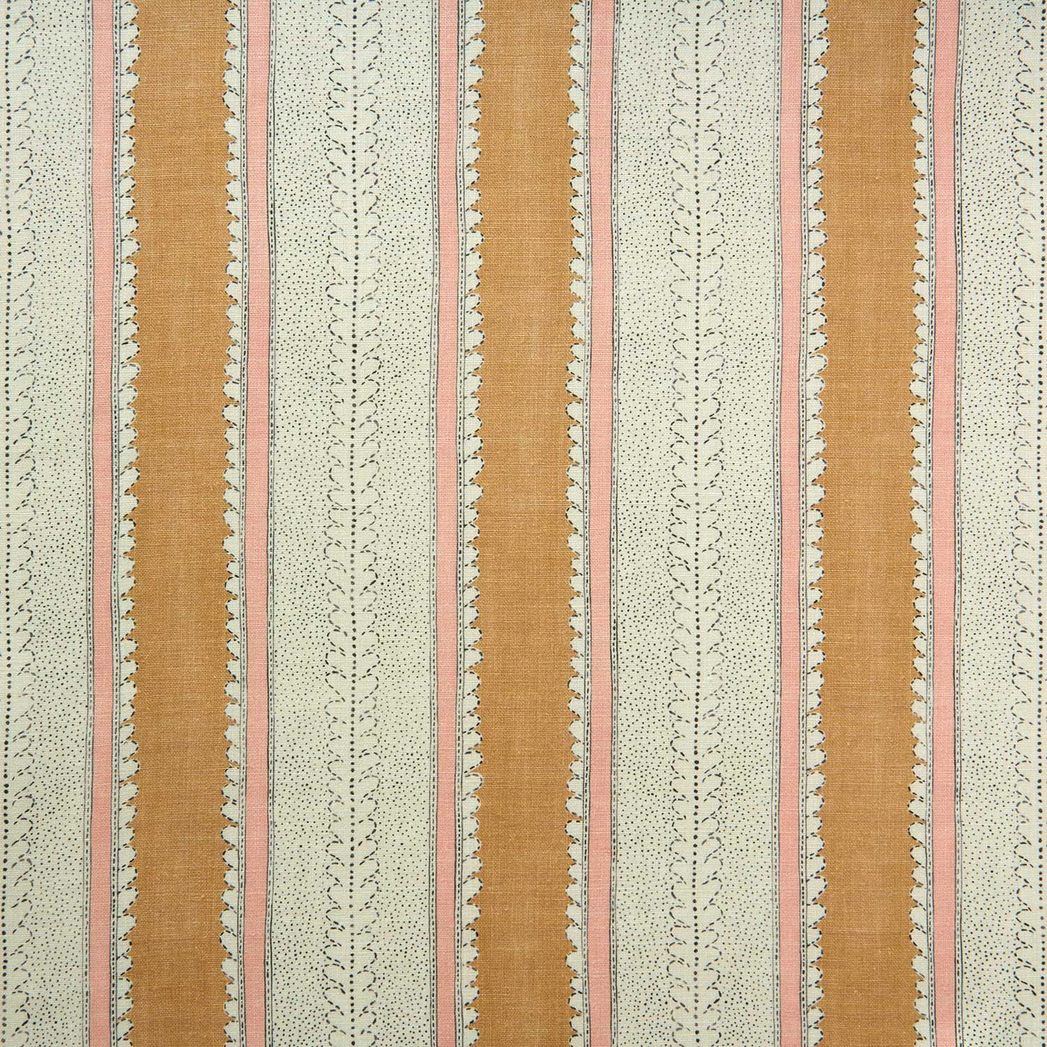 Linwood Dimity Fudge FR Made to Measure Curtains