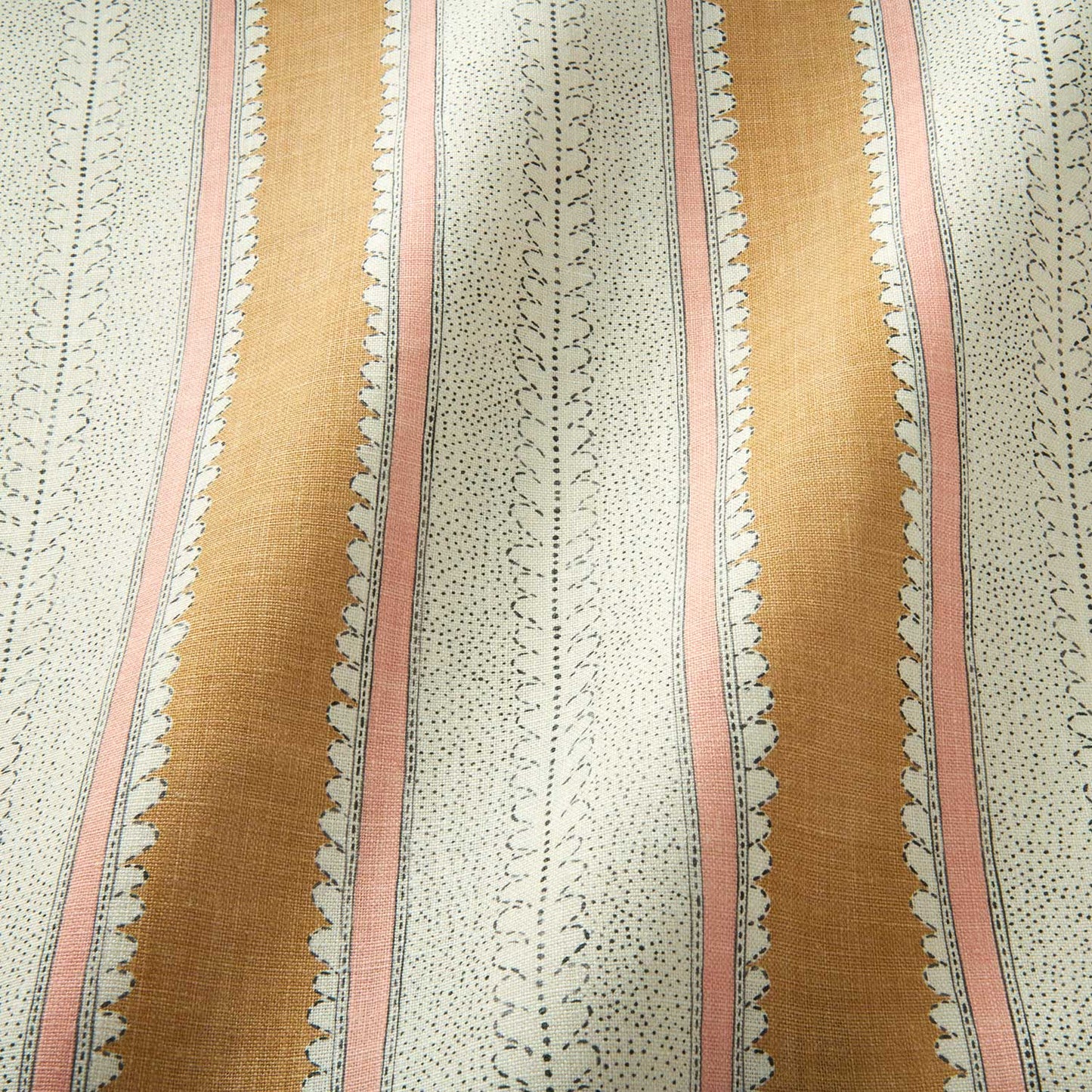 Linwood Dimity Fudge FR Made to Measure Curtains