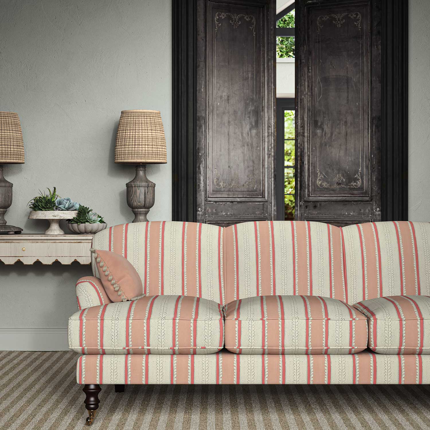 Linwood Dimity Marshmallow Made to Measure Curtains