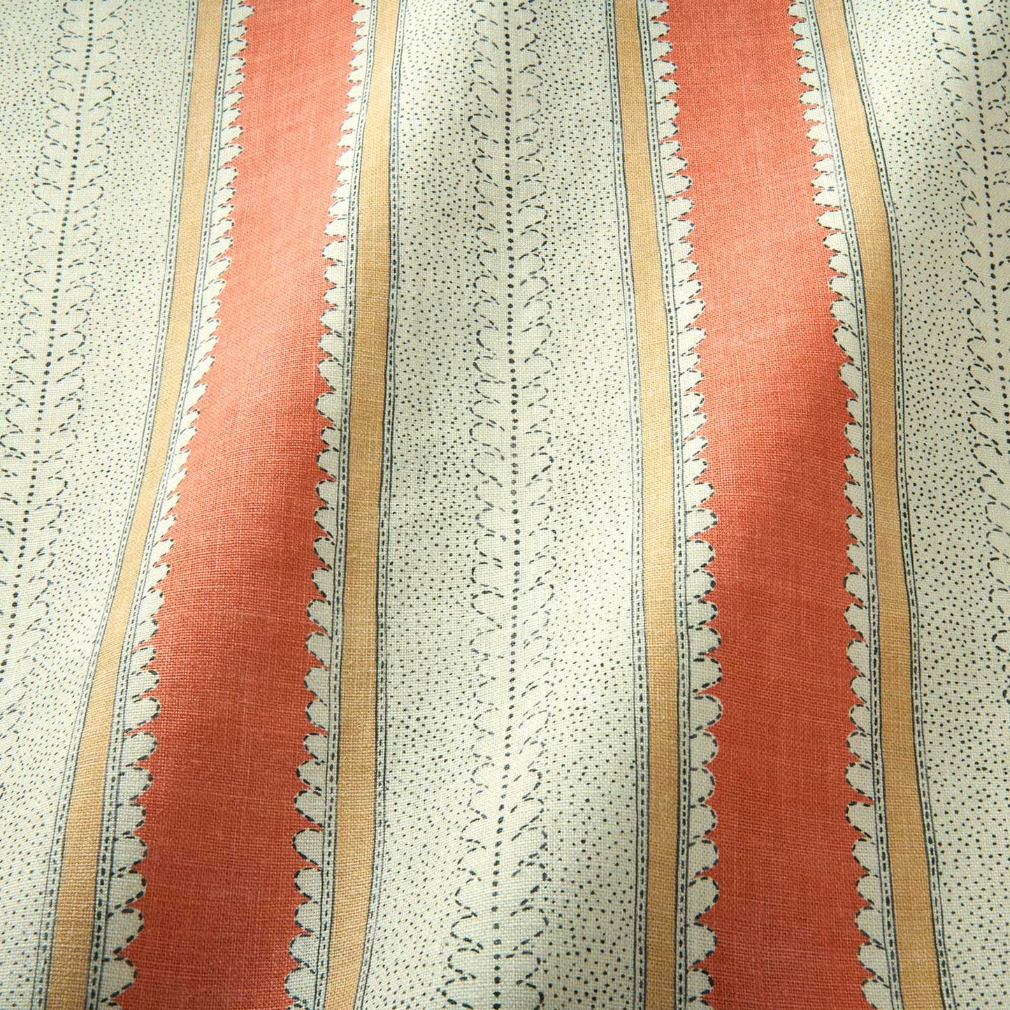 Linwood Dimity Soft Red Made to Measure Curtains