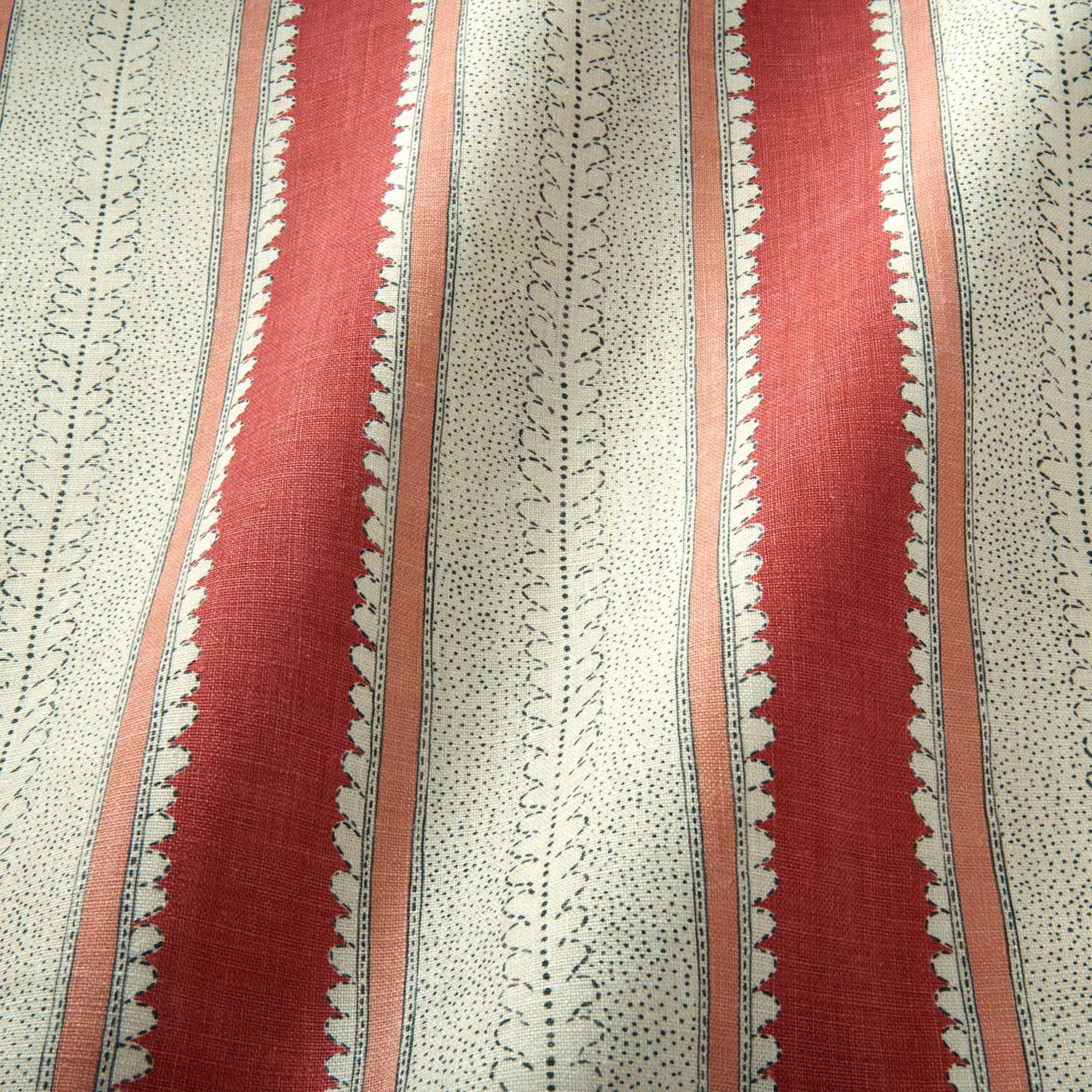 Linwood Dimity Pomegranate Made to Measure Curtains
