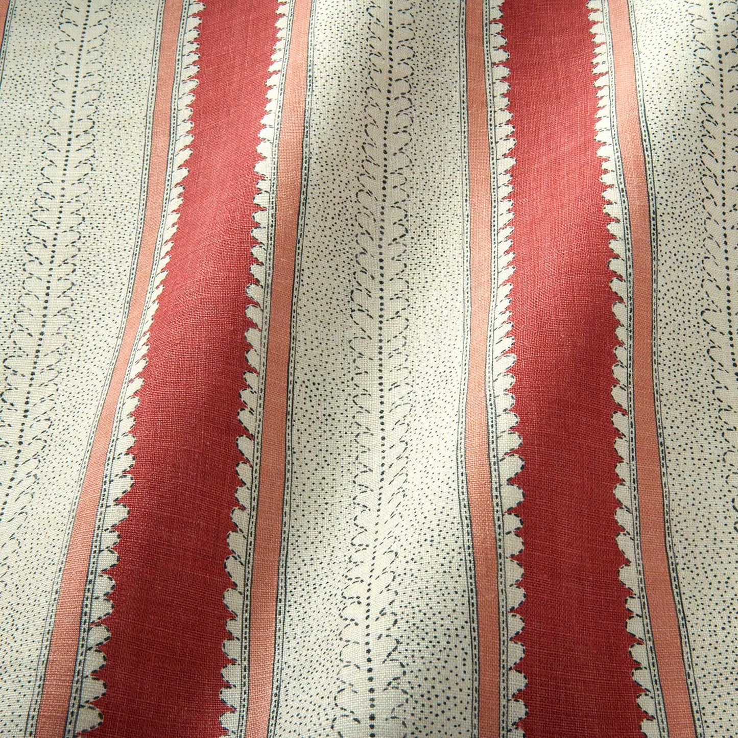 Linwood Dimity Pomegranate FR Made to Measure Curtains