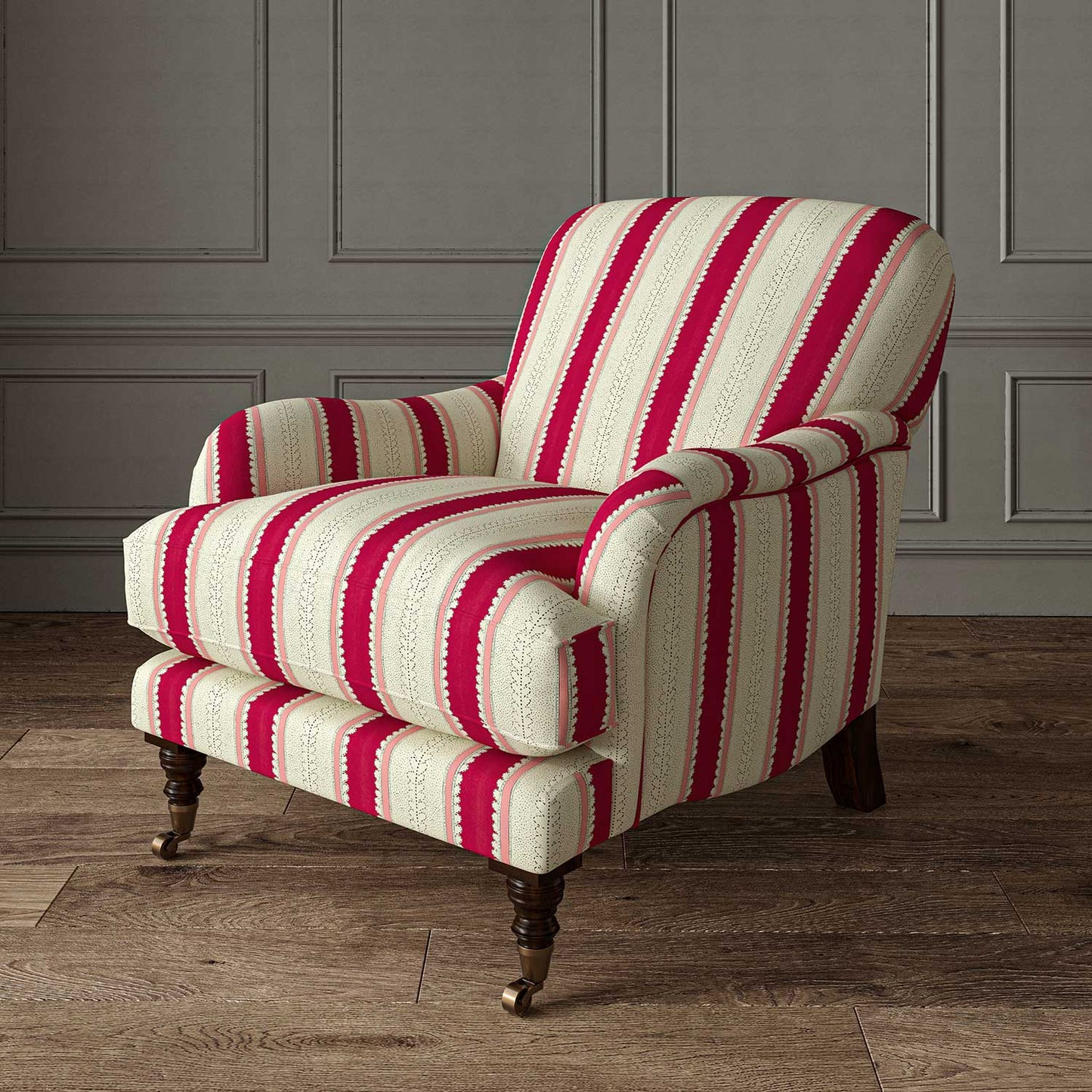Linwood Dimity Dragon Fruit FR Made to Measure Curtains