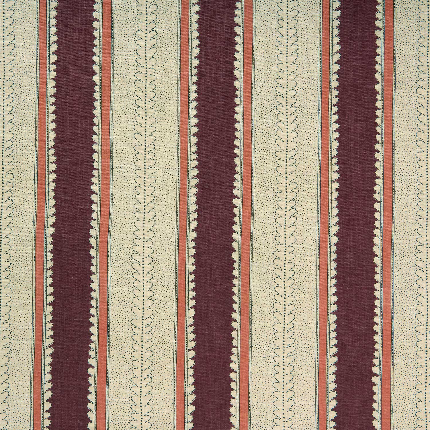 Linwood Dimity Victoria Plum FR Made to Measure Curtains