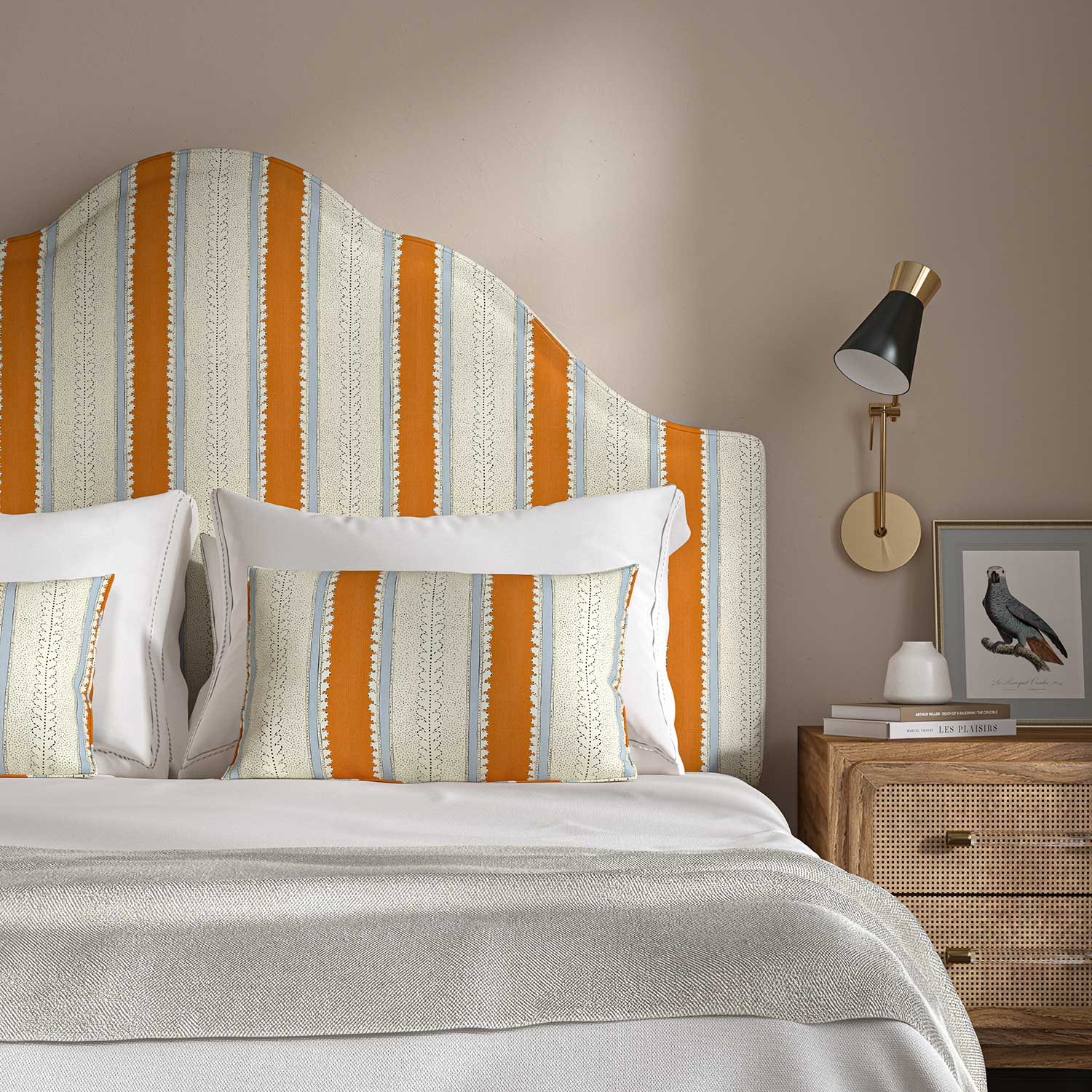 Linwood Dimity Clementine FR Made to Measure Curtains
