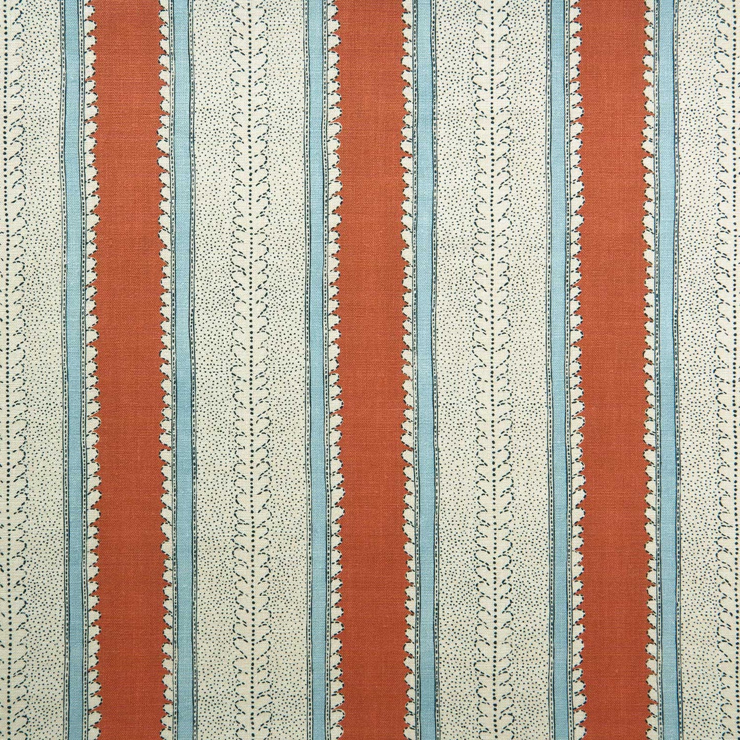 Linwood Dimity Rust Made to Measure Curtains