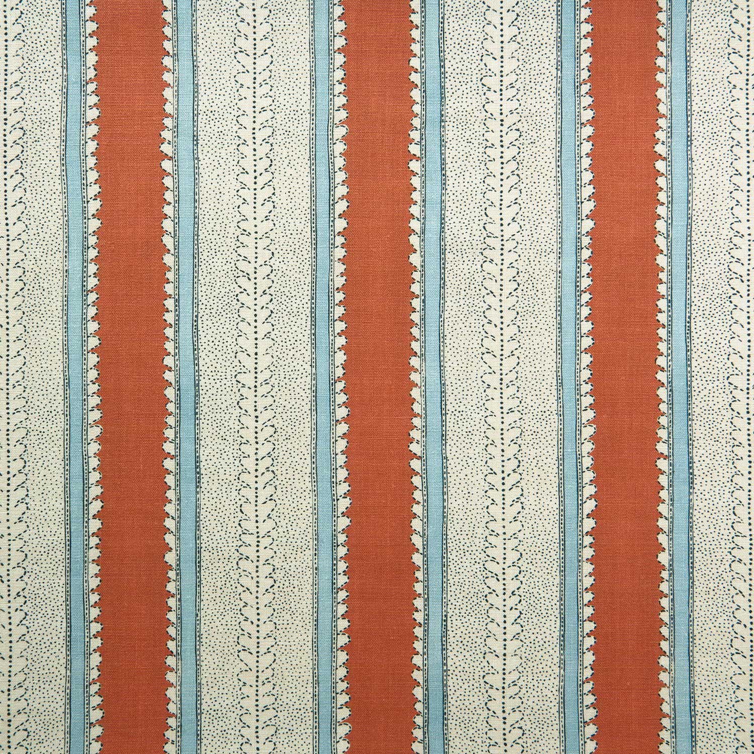 Linwood Dimity Rust Made to Measure Curtains