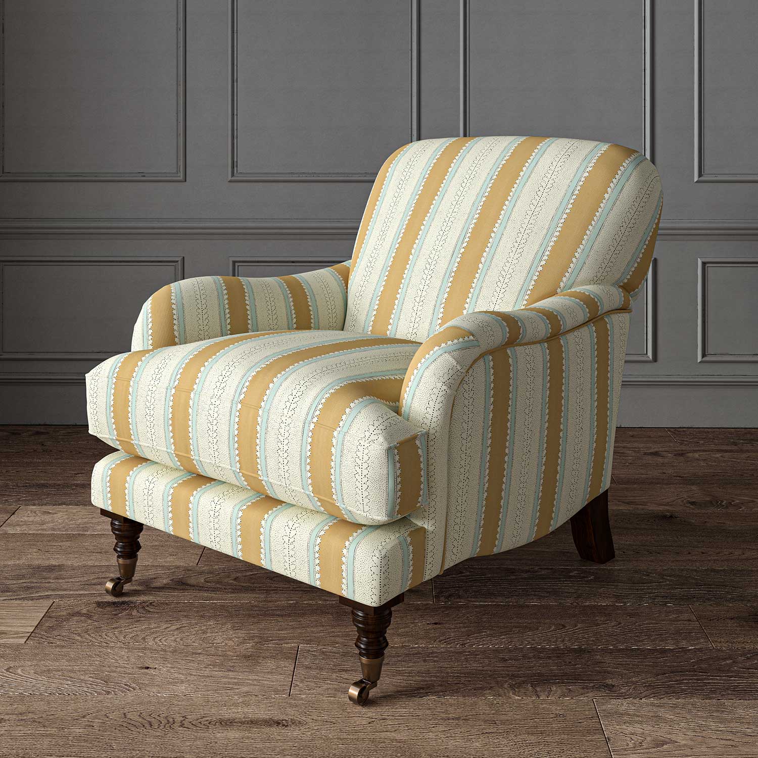 Linwood Dimity Biscuit Made to Measure Curtains