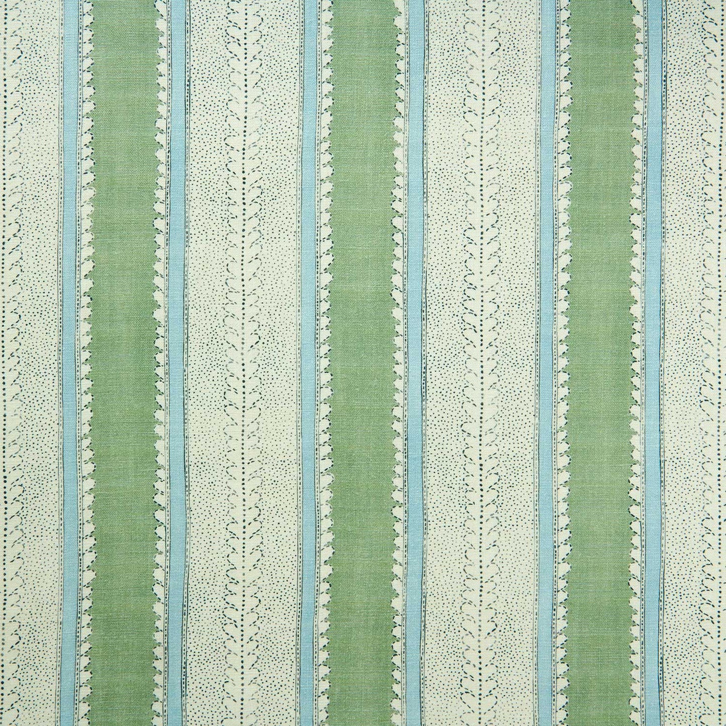 Linwood Dimity Eucalyptus FR Made to Measure Curtains