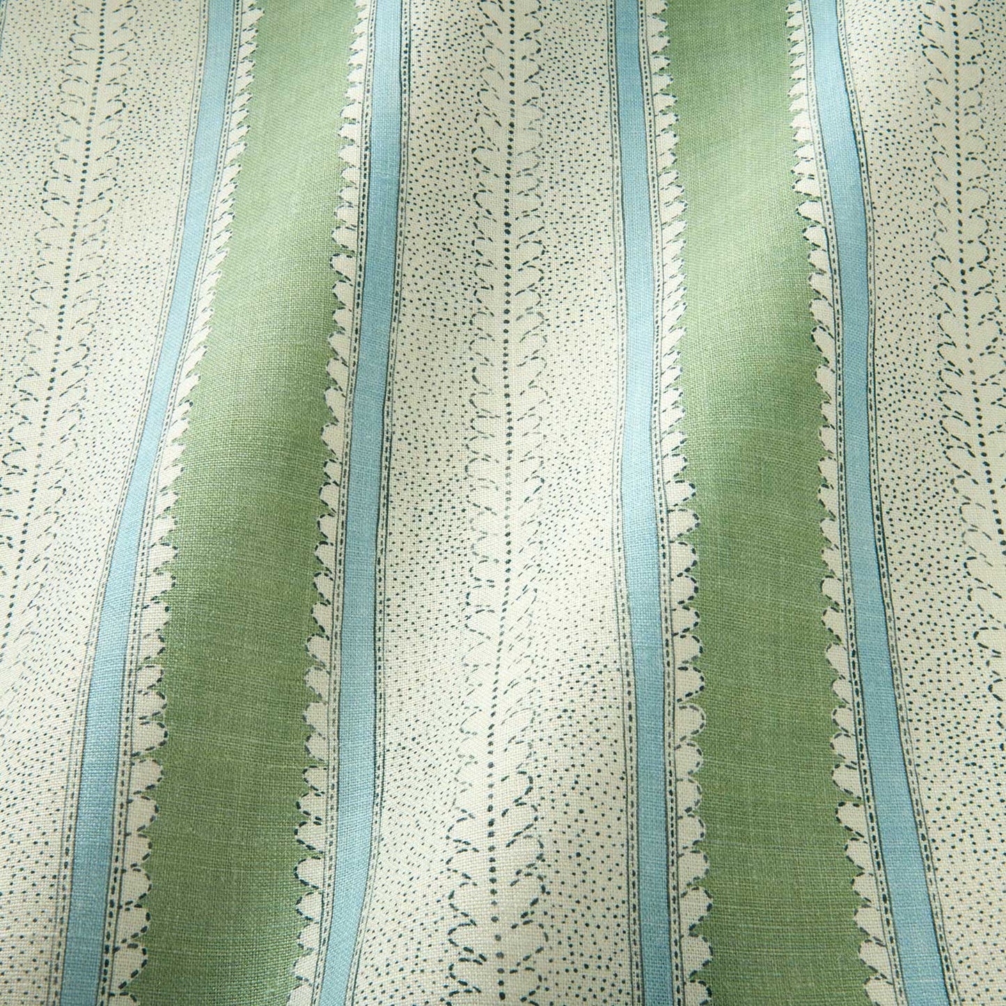 Linwood Dimity Eucalyptus Made to Measure Curtains