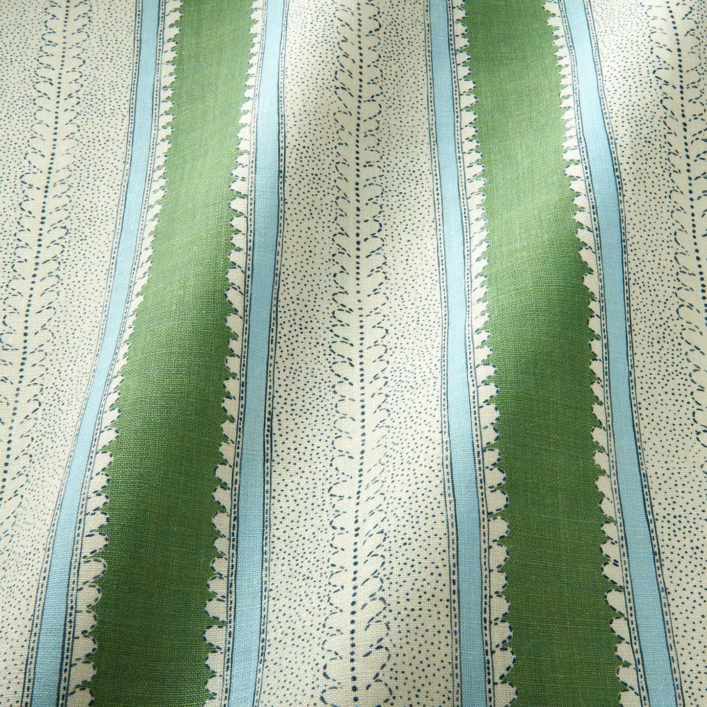 Linwood Dimity Bowling Green Made to Measure Curtains
