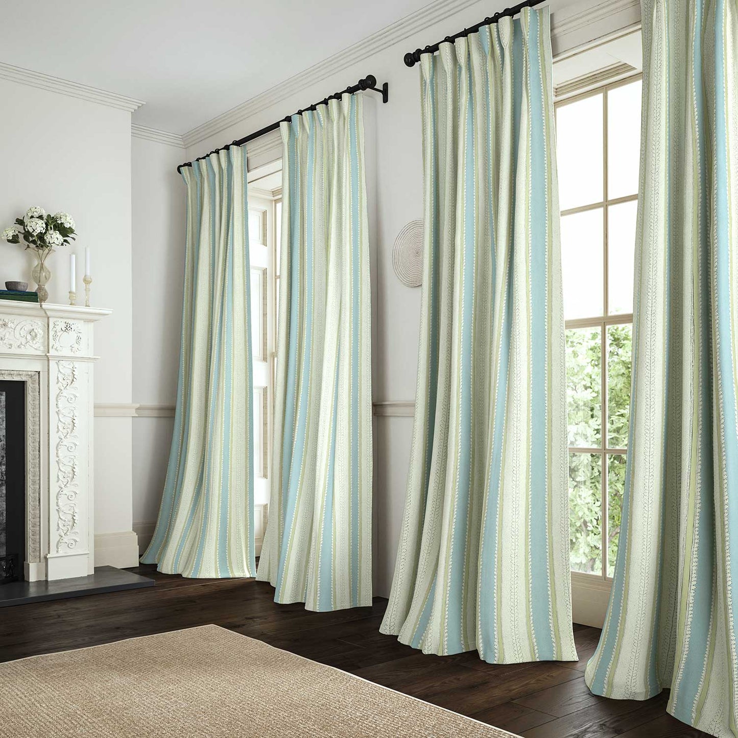 Linwood Dimity Waterfall Made to Measure Curtains