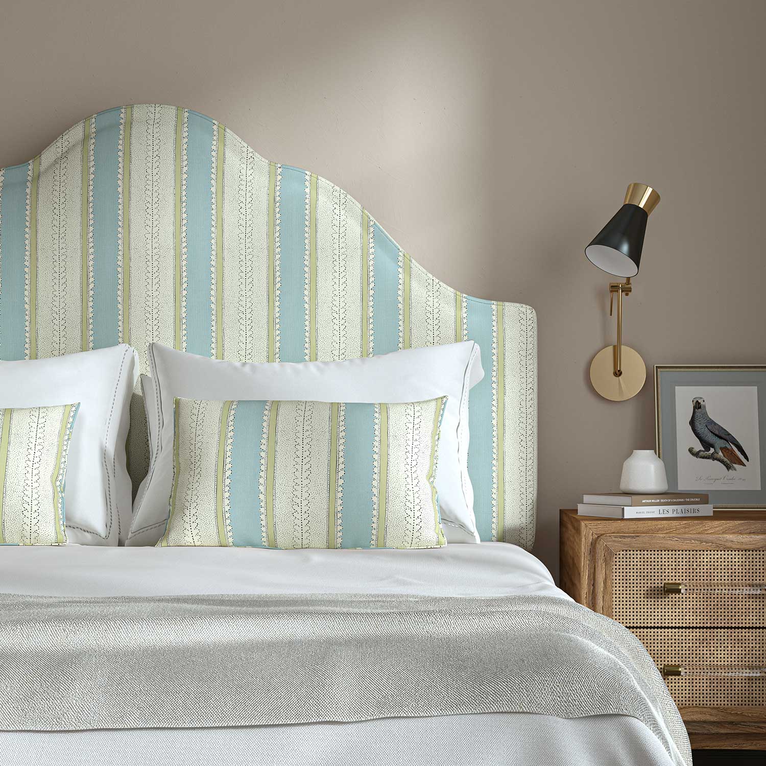 Linwood Dimity Waterfall Made to Measure Curtains
