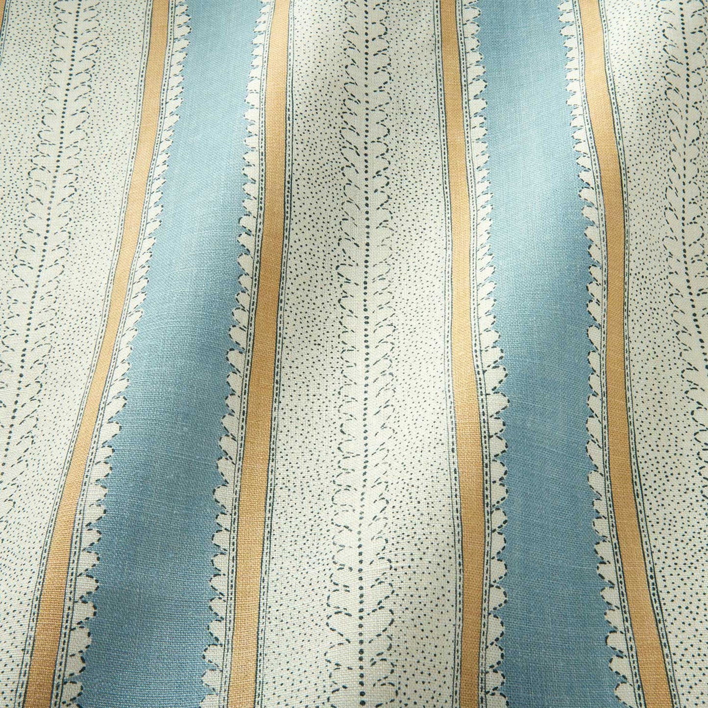 Linwood Dimity Powder Blue Made to Measure Curtains