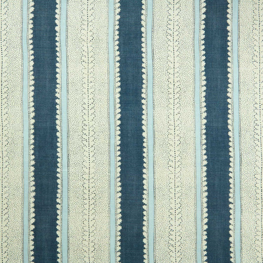 Linwood Dimity Indigo Made to Measure Curtains