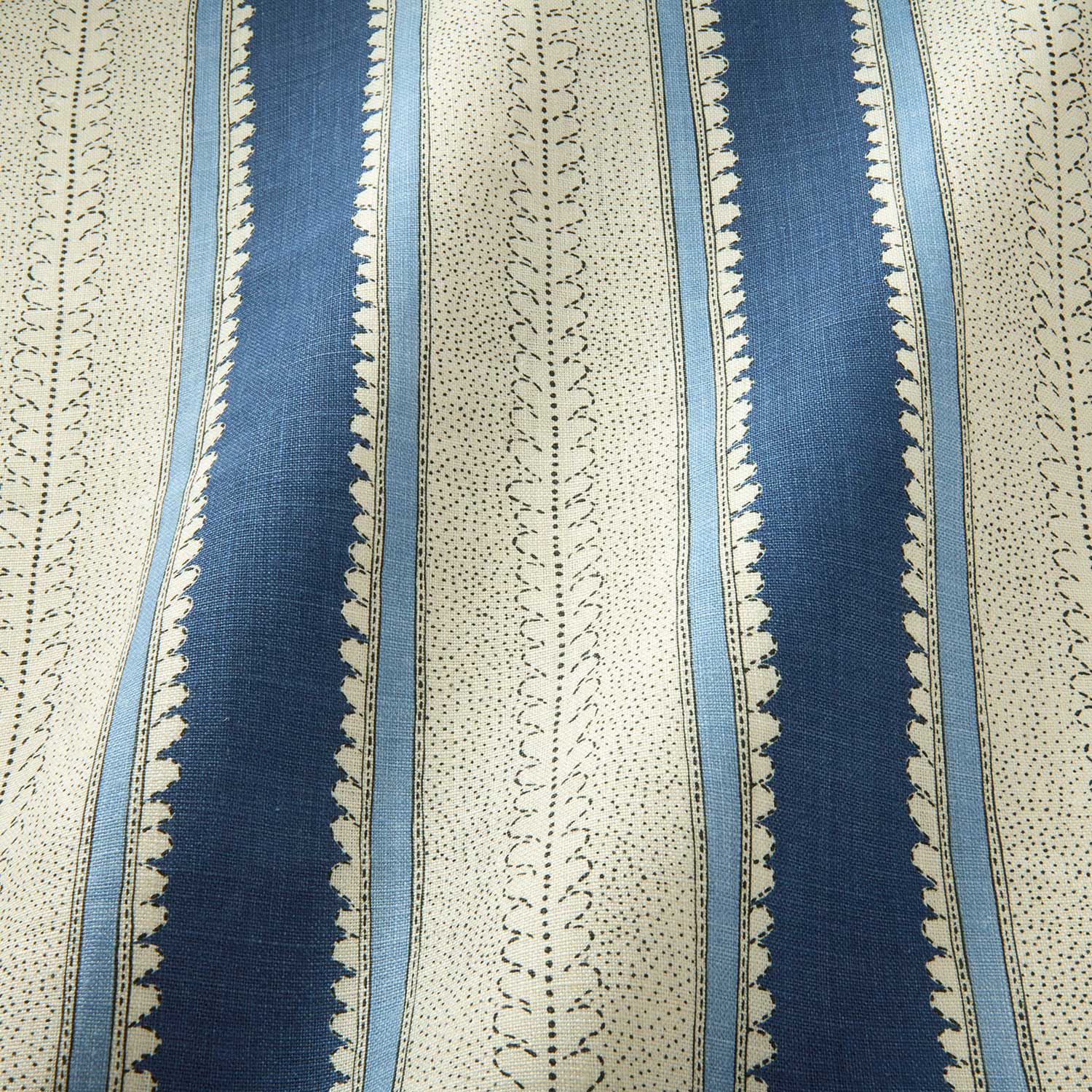Linwood Dimity Ultramarine Made to Measure Curtains