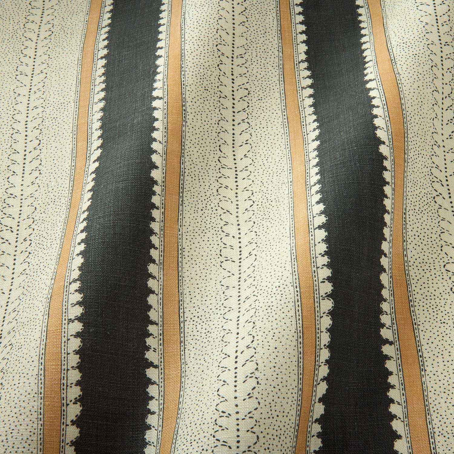 Linwood Dimity Charcoal FR Made to Measure Curtains