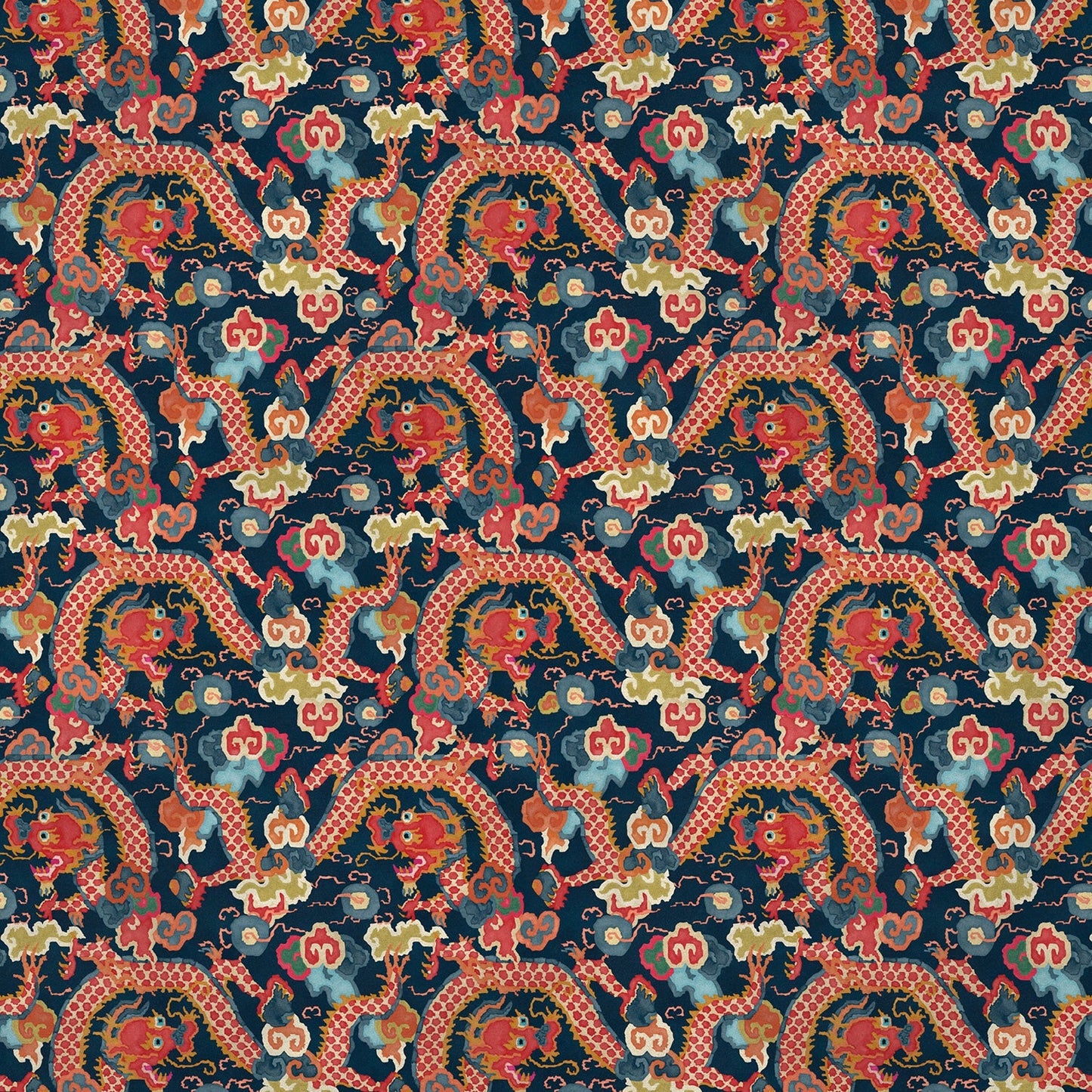 Linwood Double Dragon Twilight Made to Measure Curtains
