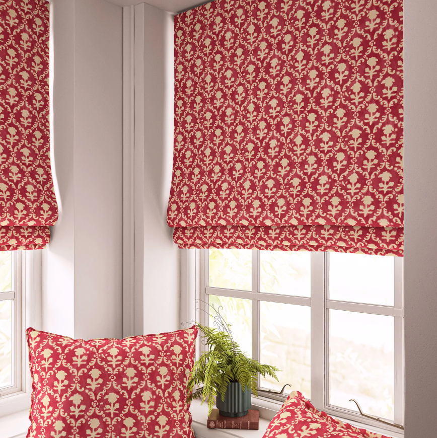 Dragon Fruit - Hinako, Maru Collection by Linwood - Roman Blinds