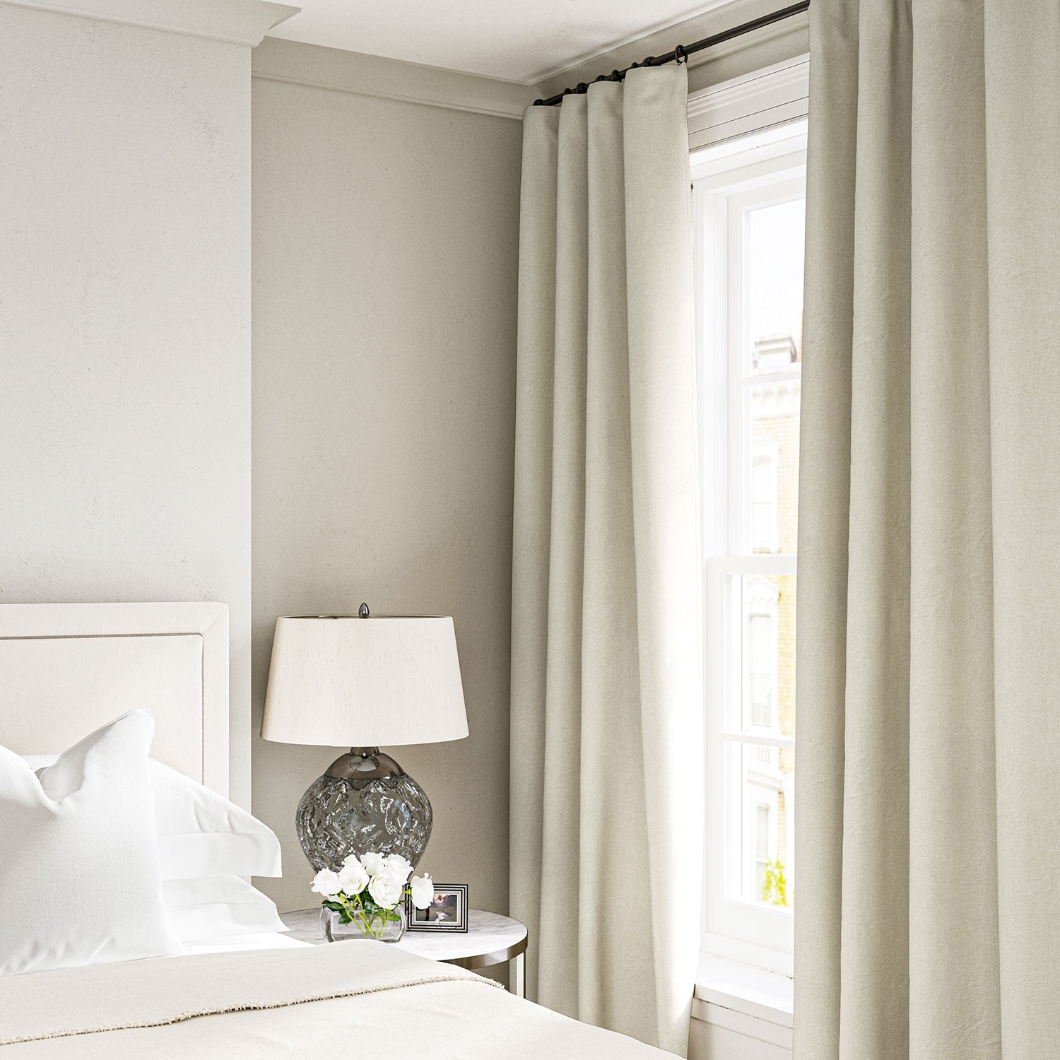 Linwood Elba Ivory Made to Measure Curtains