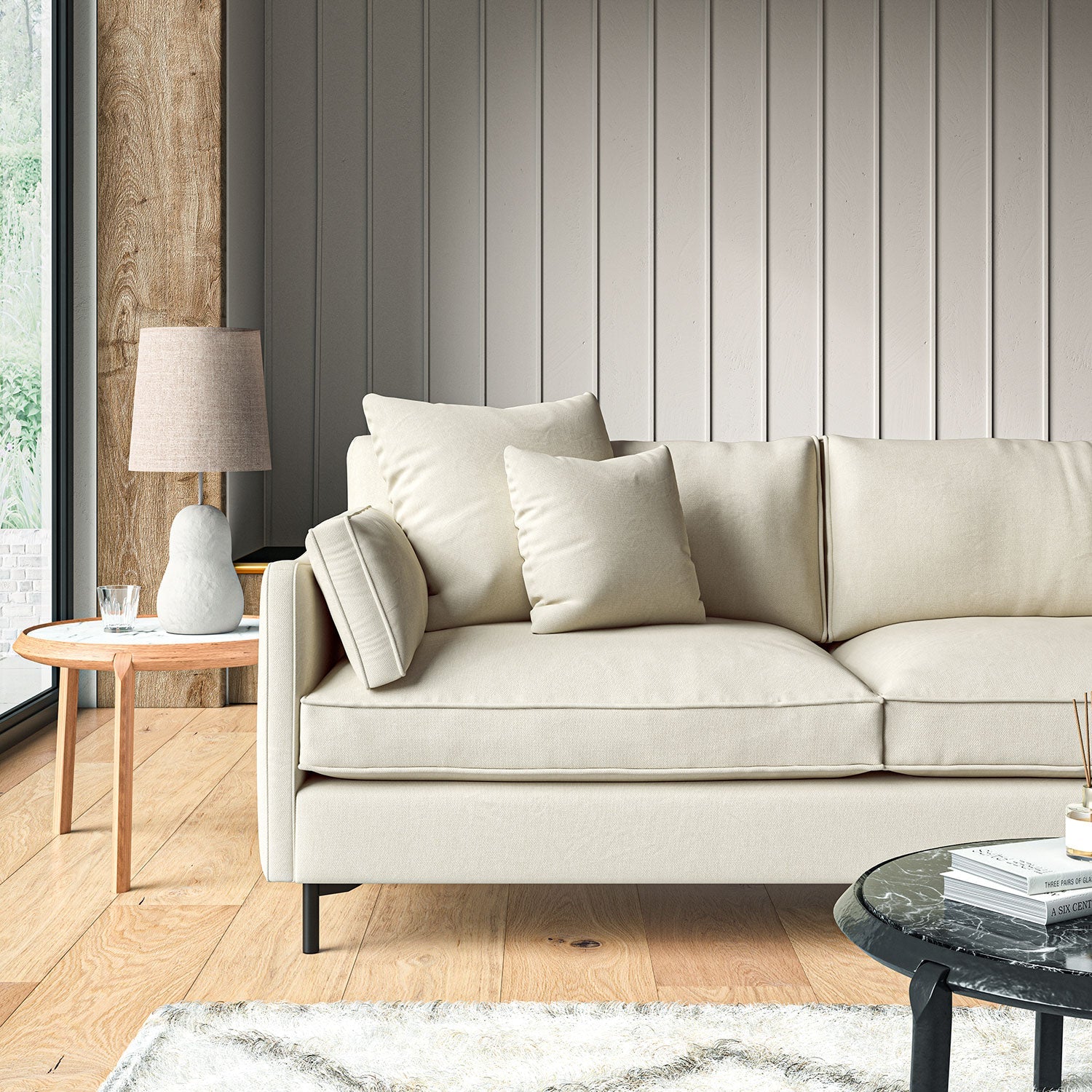 Linwood Elba Ivory Made to Measure Curtains