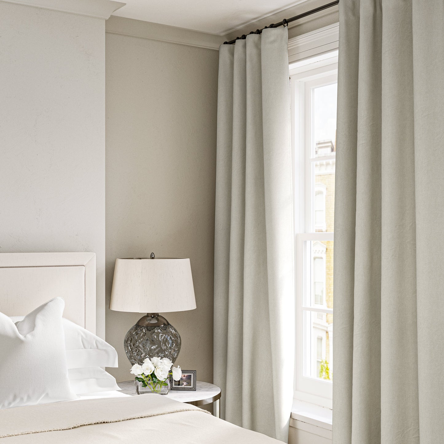 Linwood Elba Dove Made to Measure Curtains