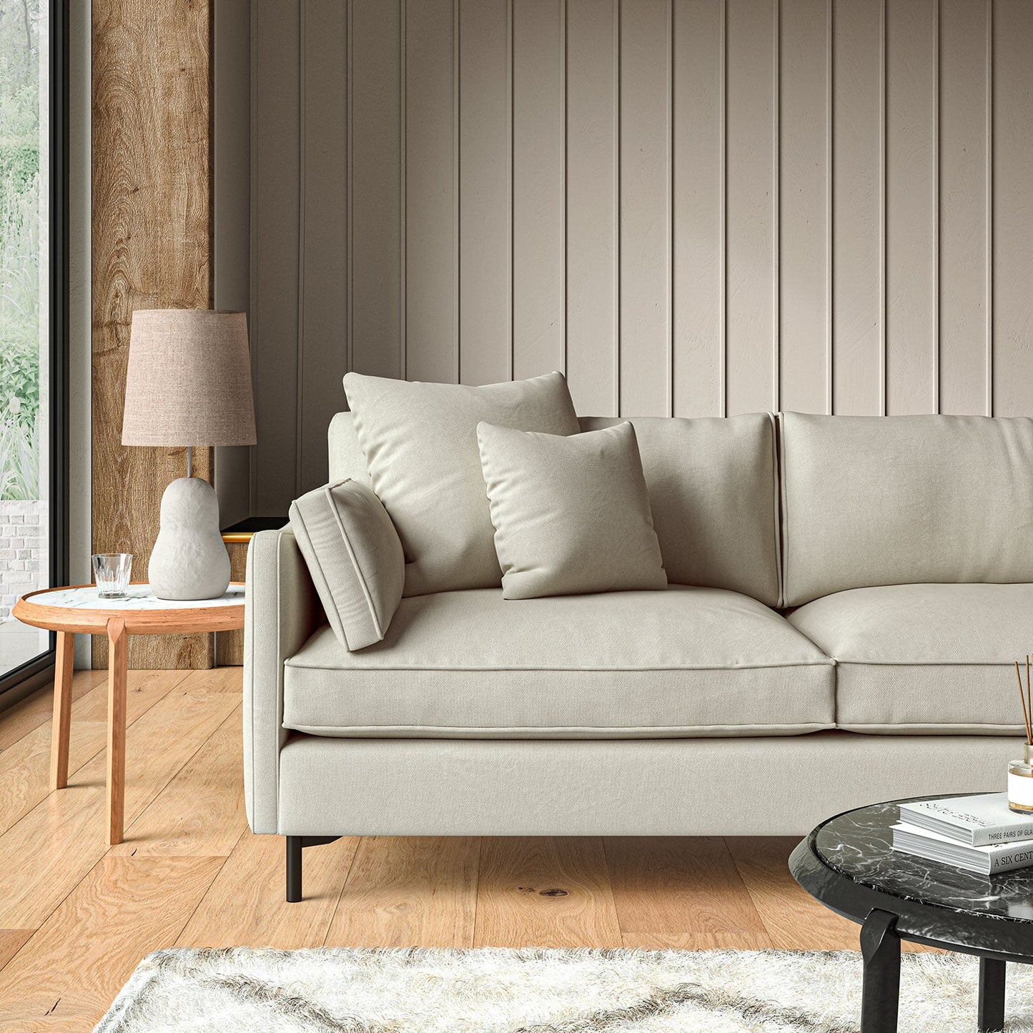 Linwood Elba Pearl Grey Made to Measure Curtains