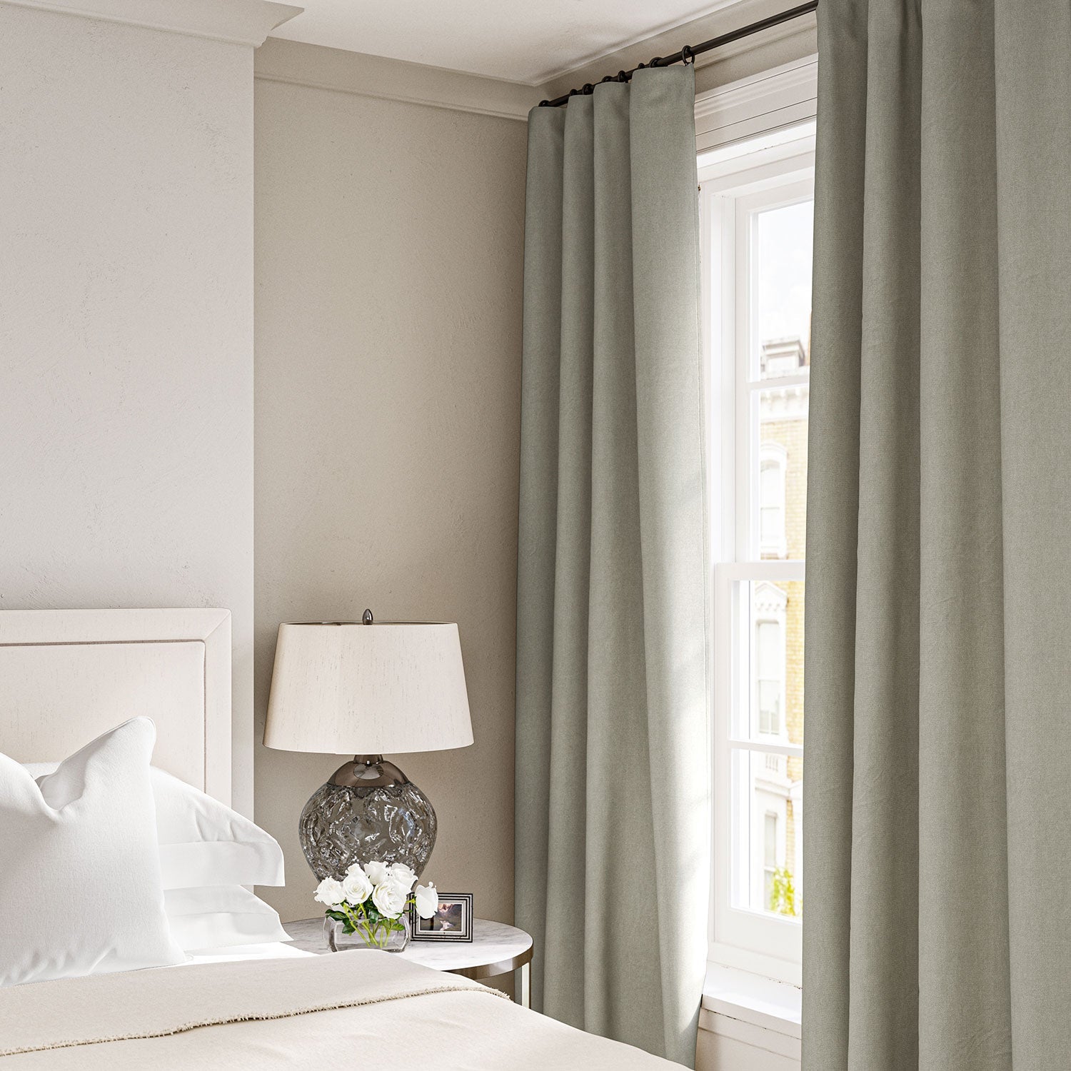 Linwood Elba Hemp FR Made to Measure Curtains