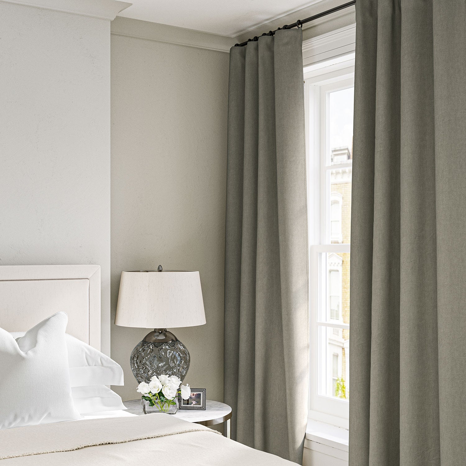 Linwood Elba Taupe Made to Measure Curtains