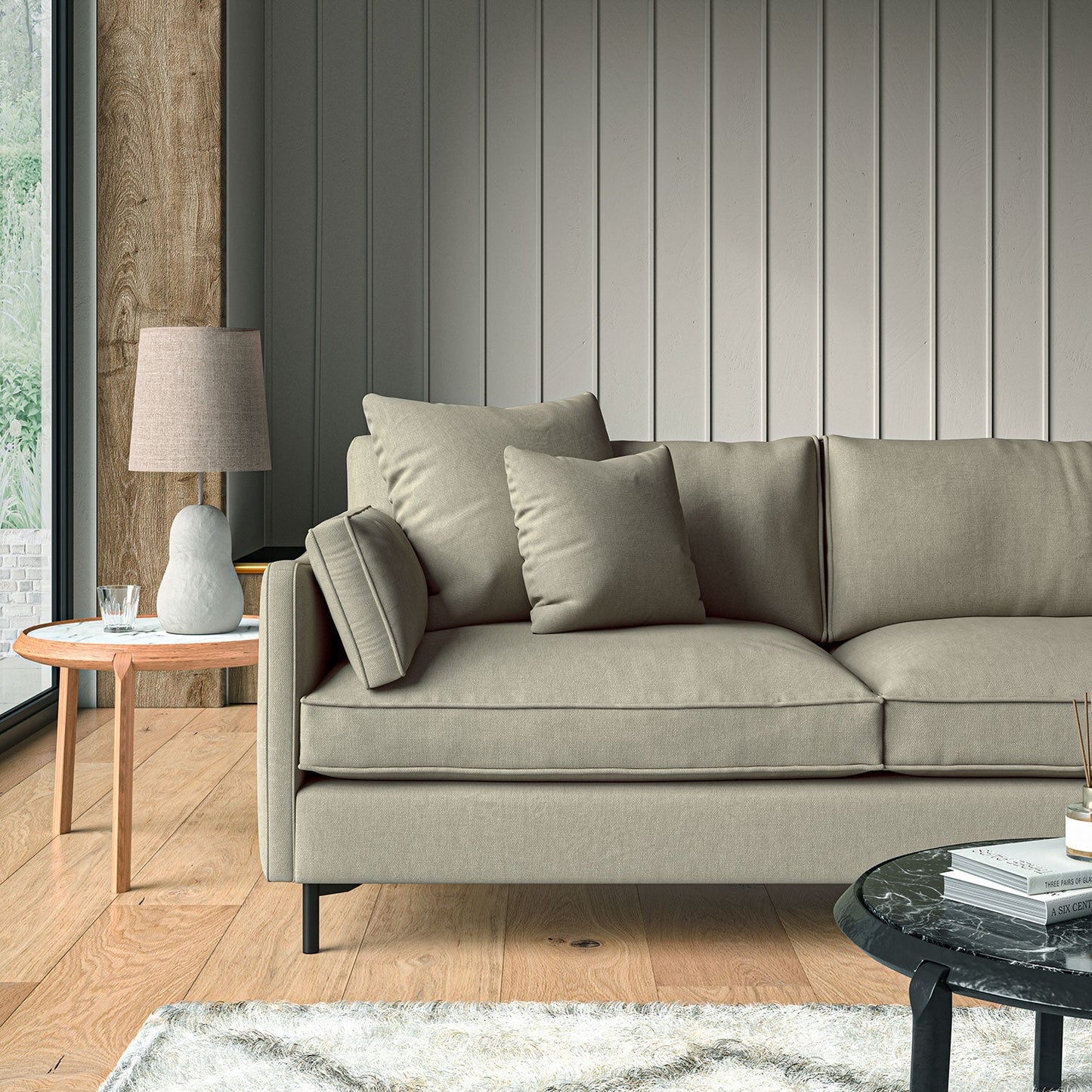 Linwood Elba Taupe Made to Measure Curtains