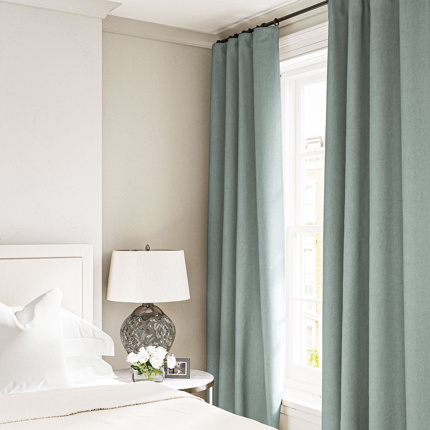 Linwood Elba Sky Made to Measure Curtains