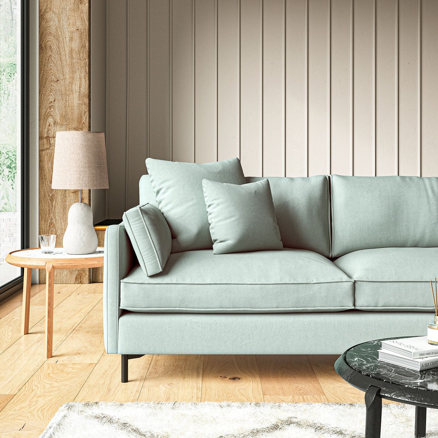 Linwood Elba Sky Made to Measure Curtains