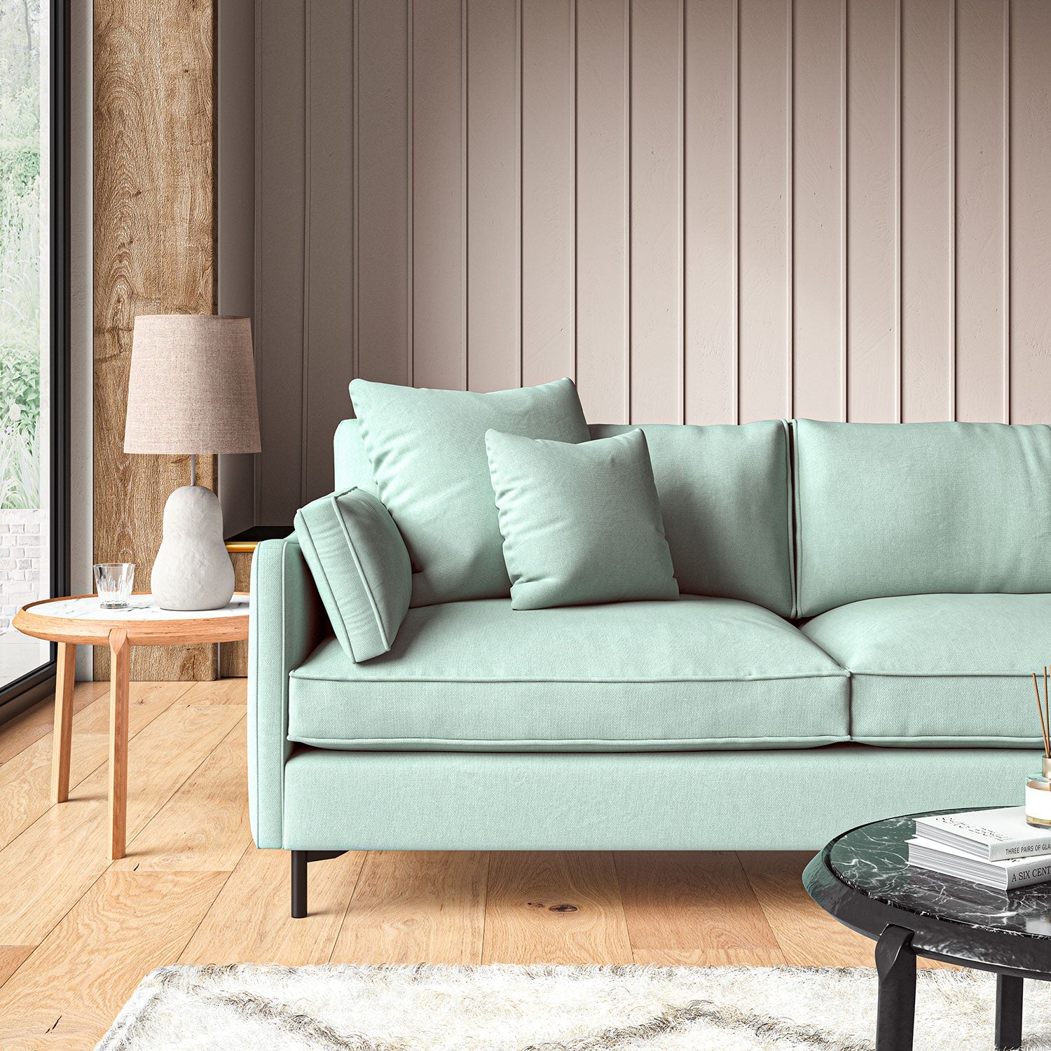 Linwood Elba Ice Blue Made to Measure Curtains