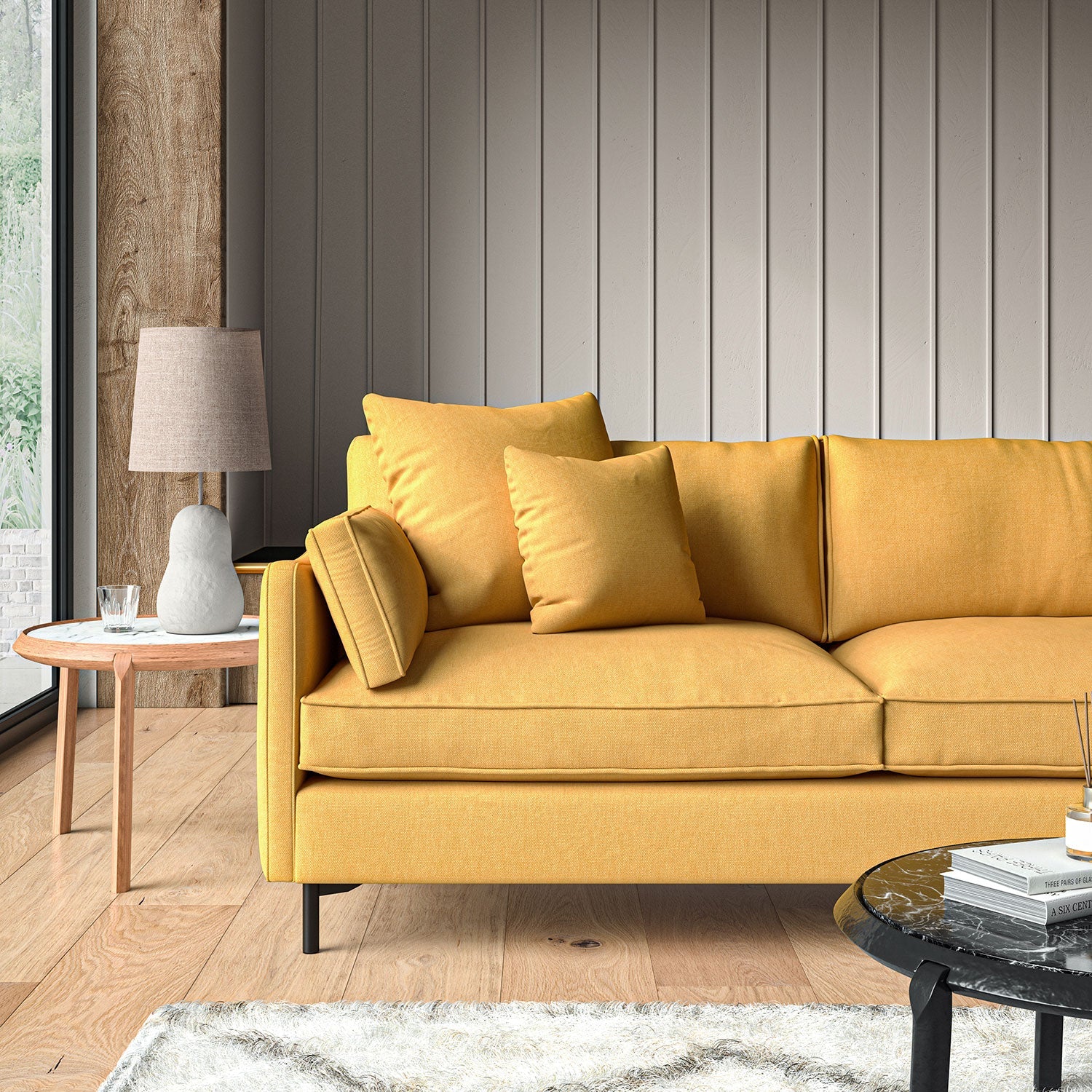 Linwood Elba Maize Made to Measure Curtains