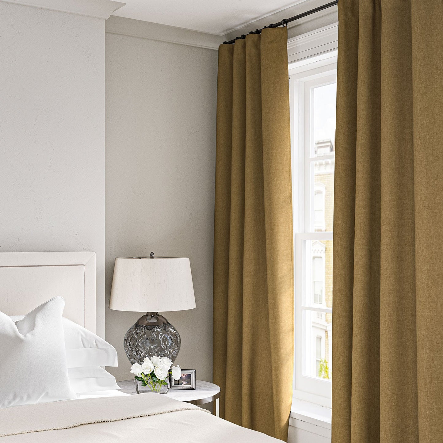 Linwood Elba Ochre Made to Measure Curtains