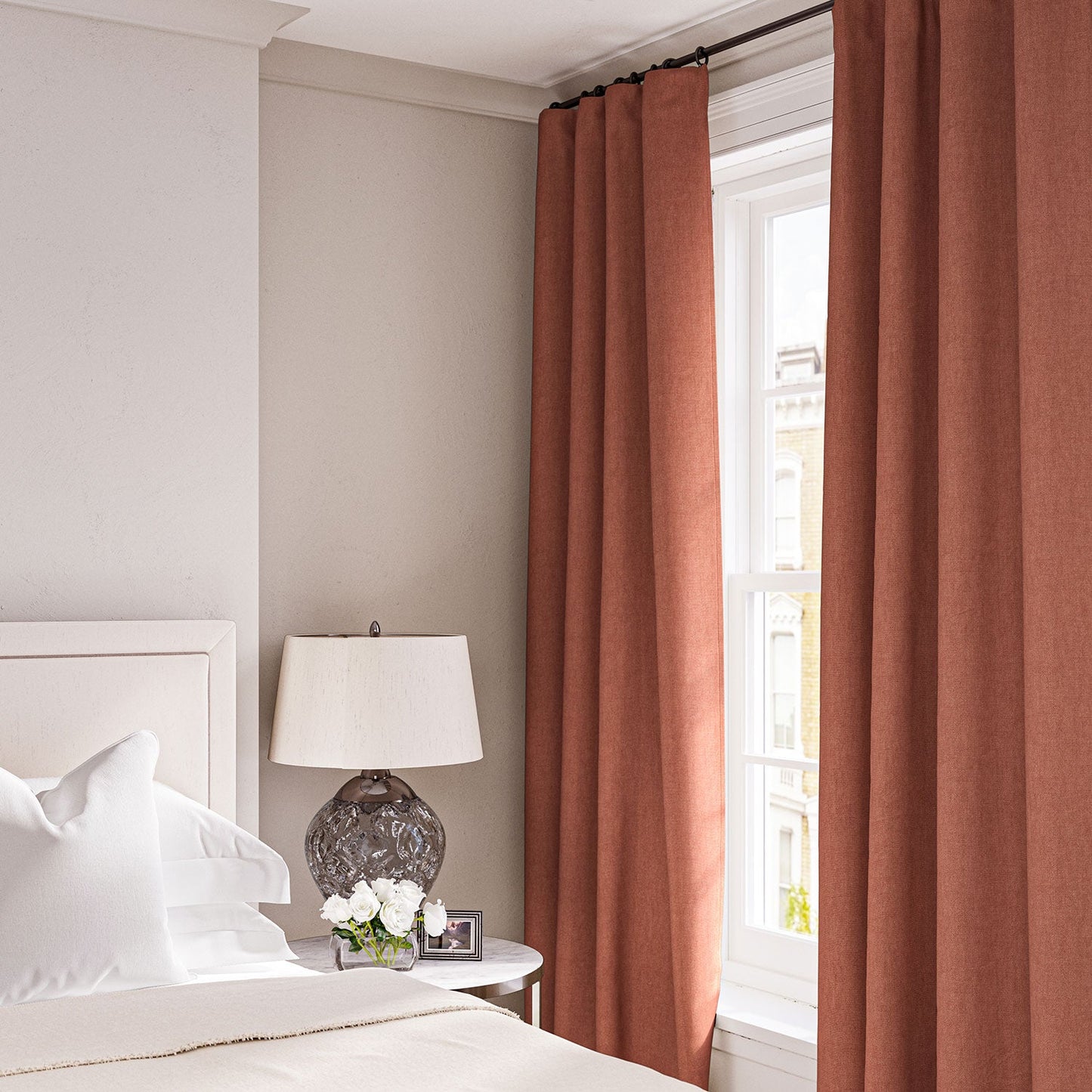Linwood Elba Cayenne Made to Measure Curtains
