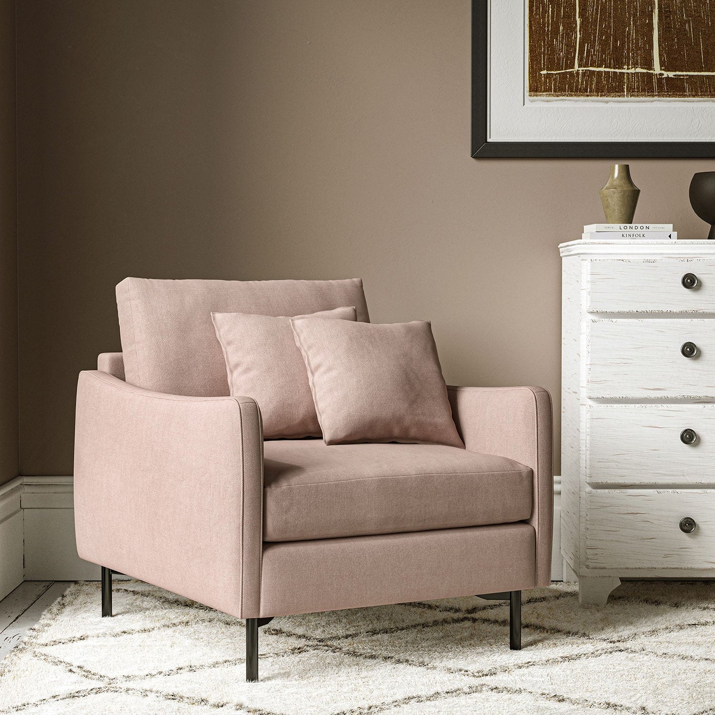 Linwood Elba Sorbet FR Made to Measure Curtains