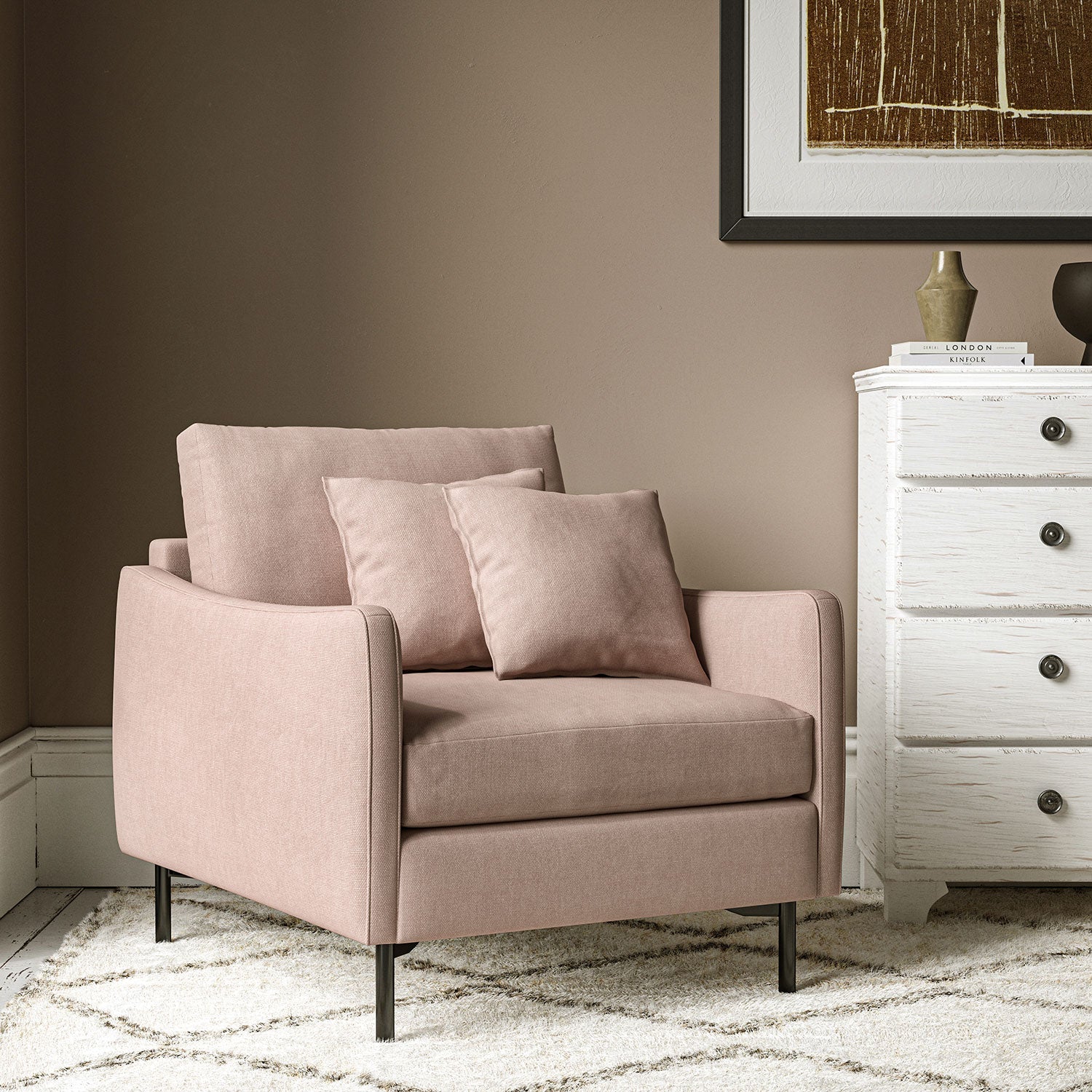 Linwood Elba Sorbet FR Made to Measure Curtains