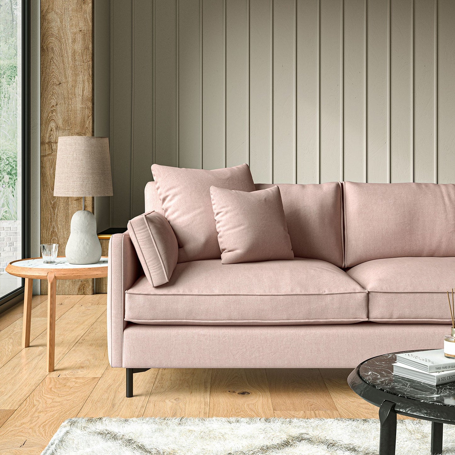 Linwood Elba Sorbet FR Made to Measure Curtains