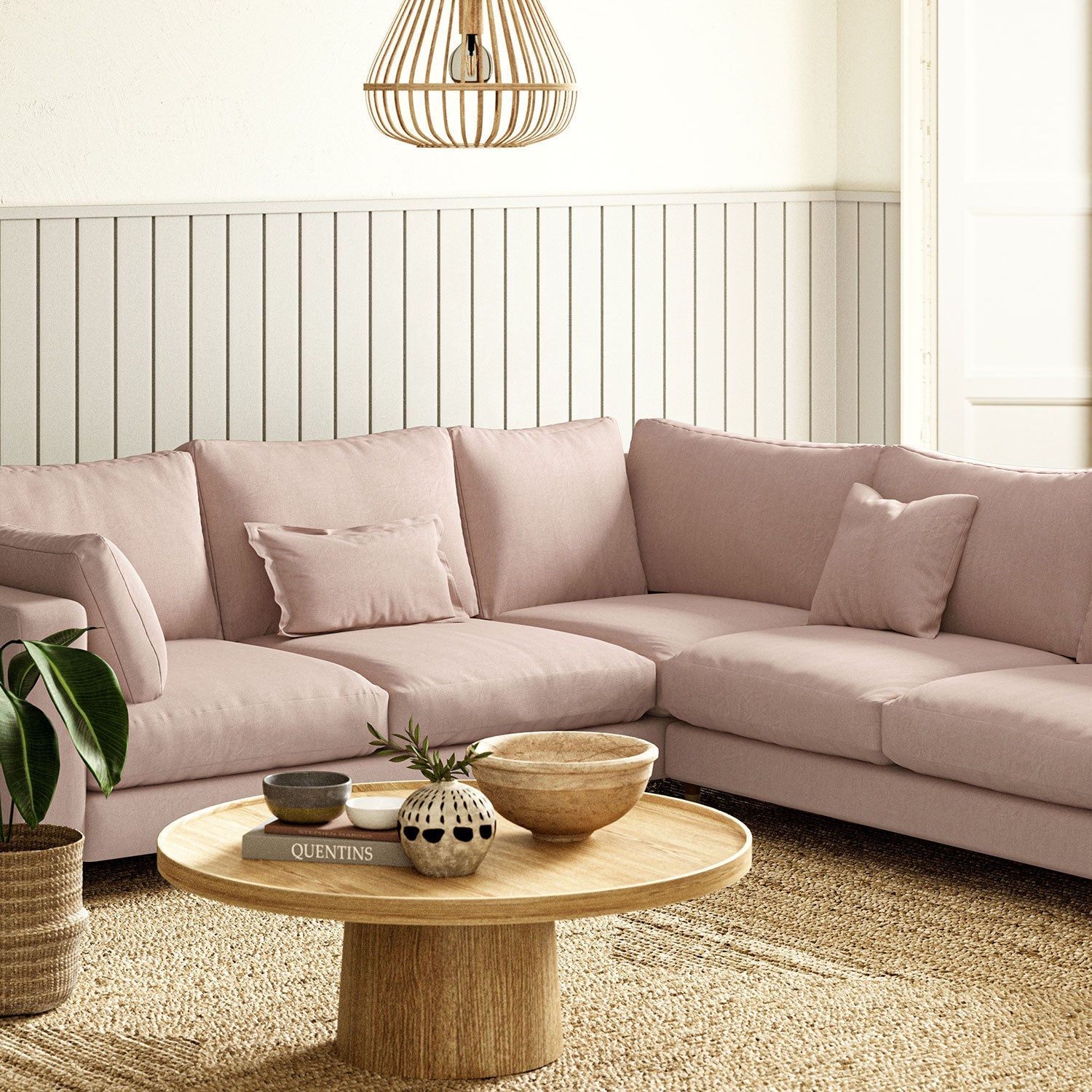 Linwood Elba Sorbet FR Made to Measure Curtains