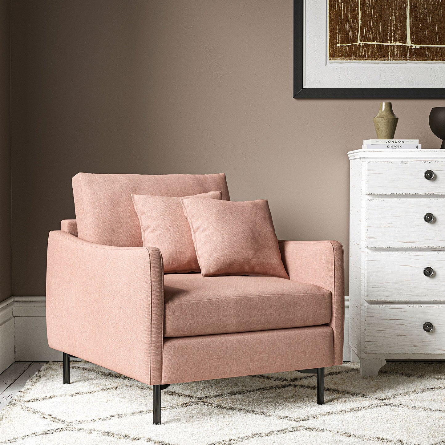 Linwood Elba Blush Made to Measure Curtains