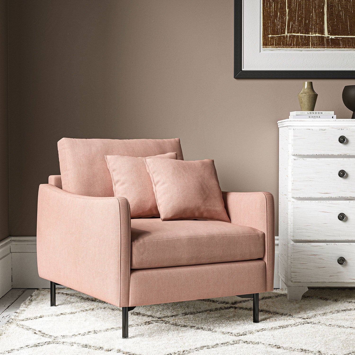Linwood Elba Blush Made to Measure Curtains