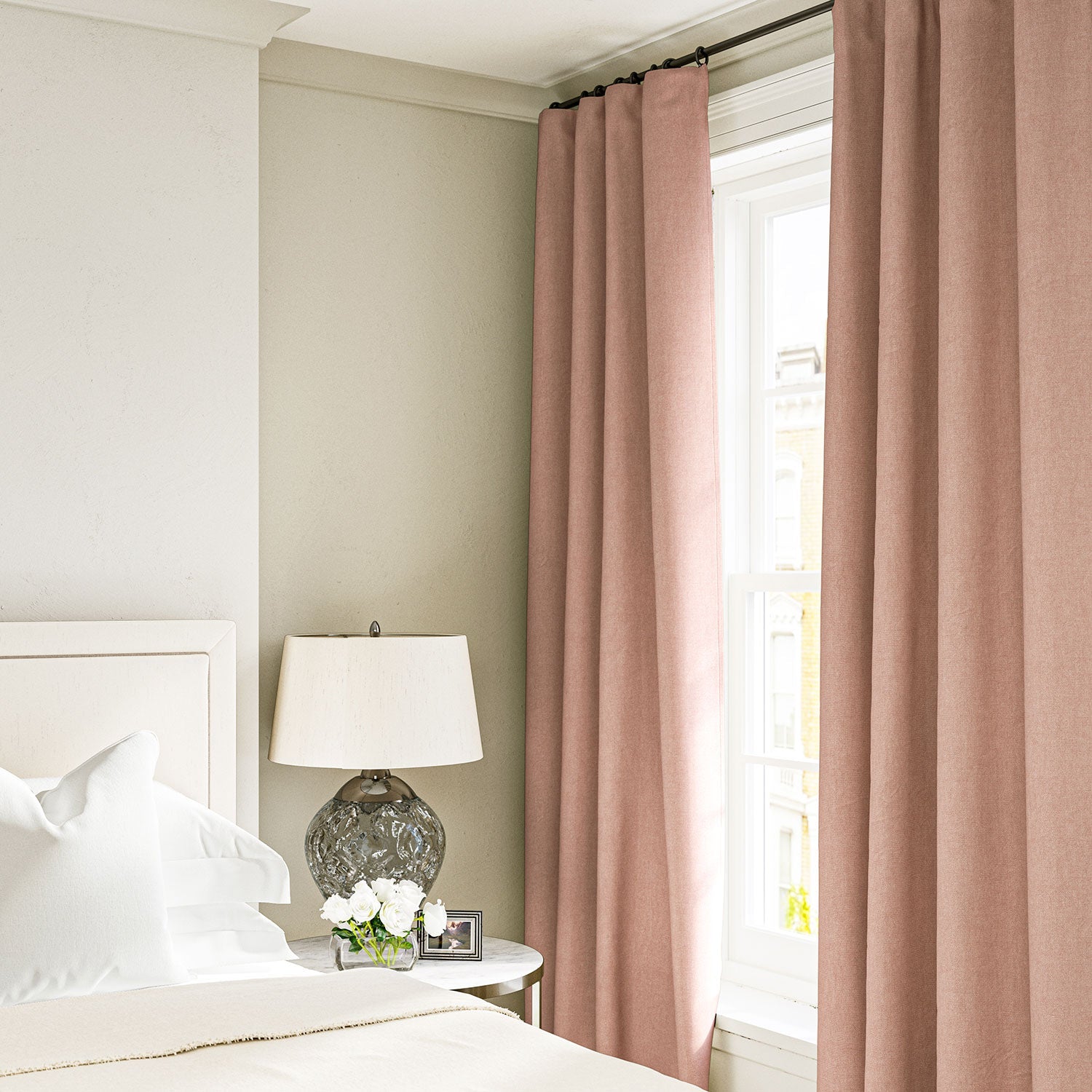 Linwood Elba Blush FR Made to Measure Curtains