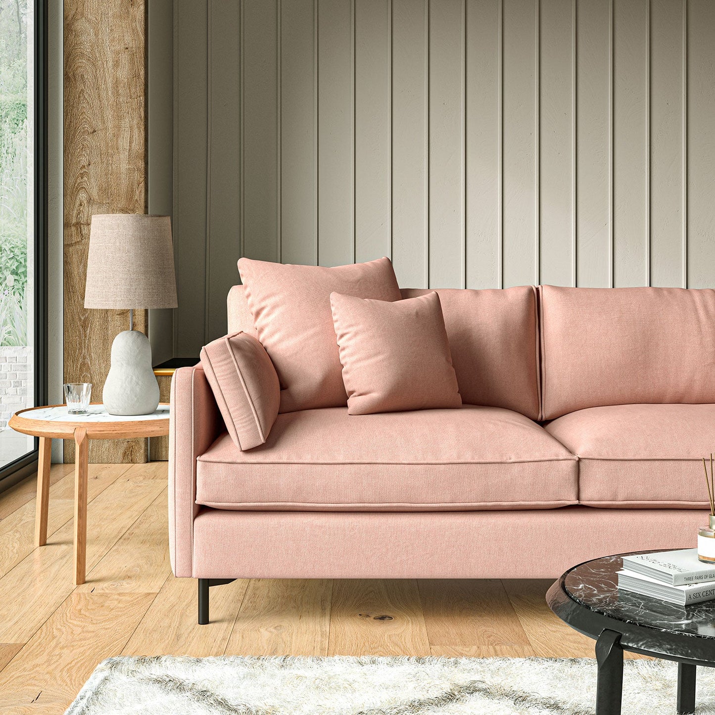 Linwood Elba Blush Made to Measure Curtains