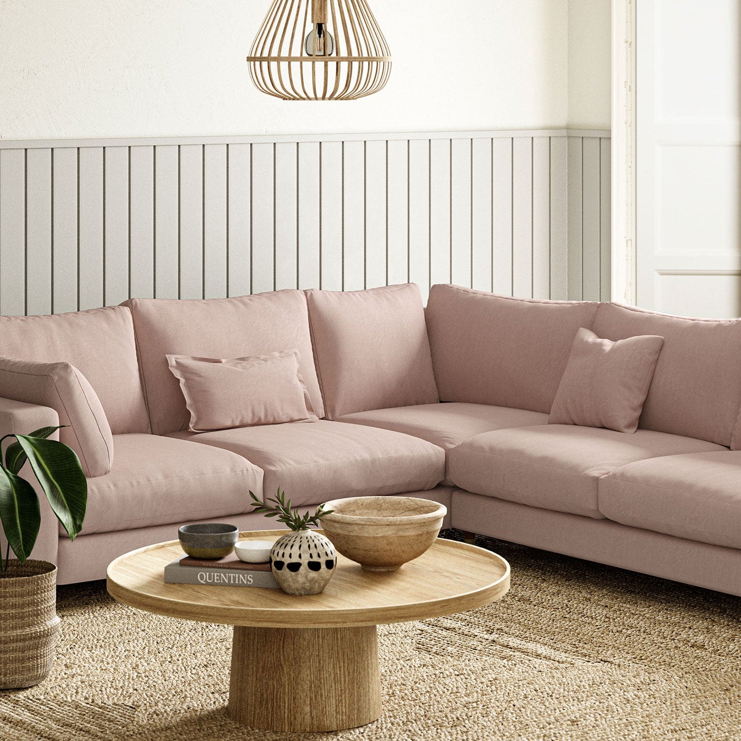 Linwood Elba Dusky Pink Made to Measure Curtains